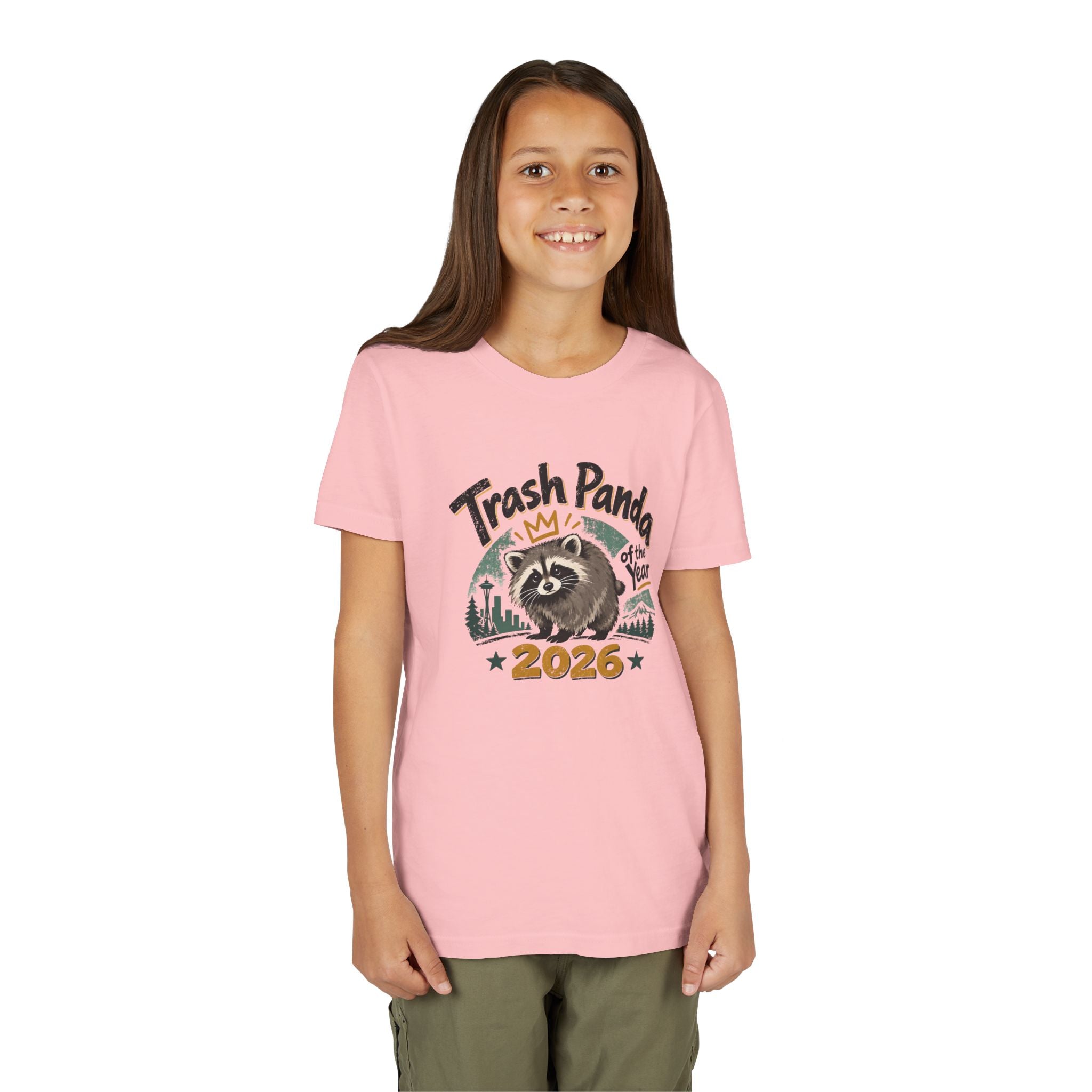 Trash Panda of the Year 2026 Youth T-Shirt | Jimothy-Inspired Raccoon Tee