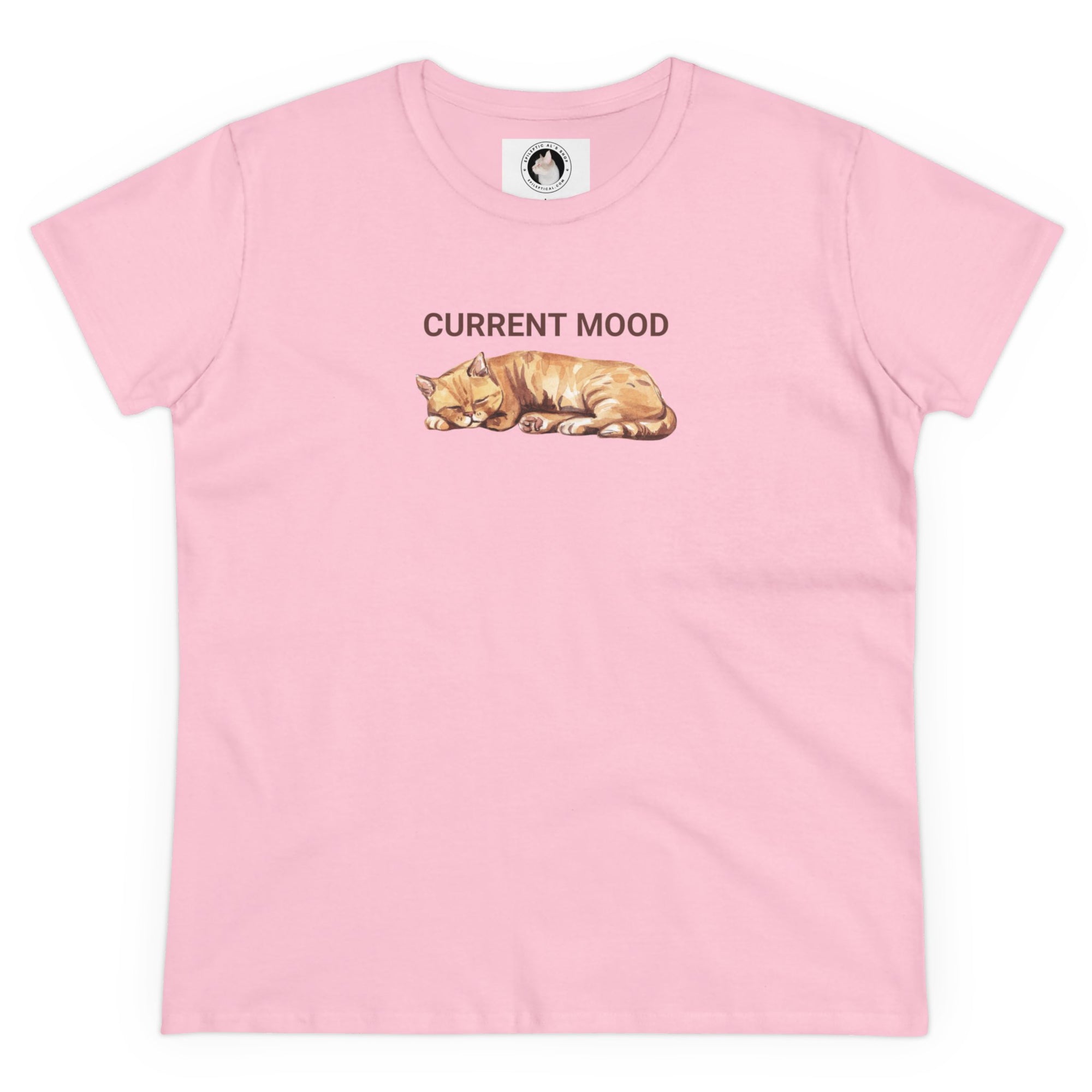 Current Mood: Sleepy Women's Midweight Cotton Tee