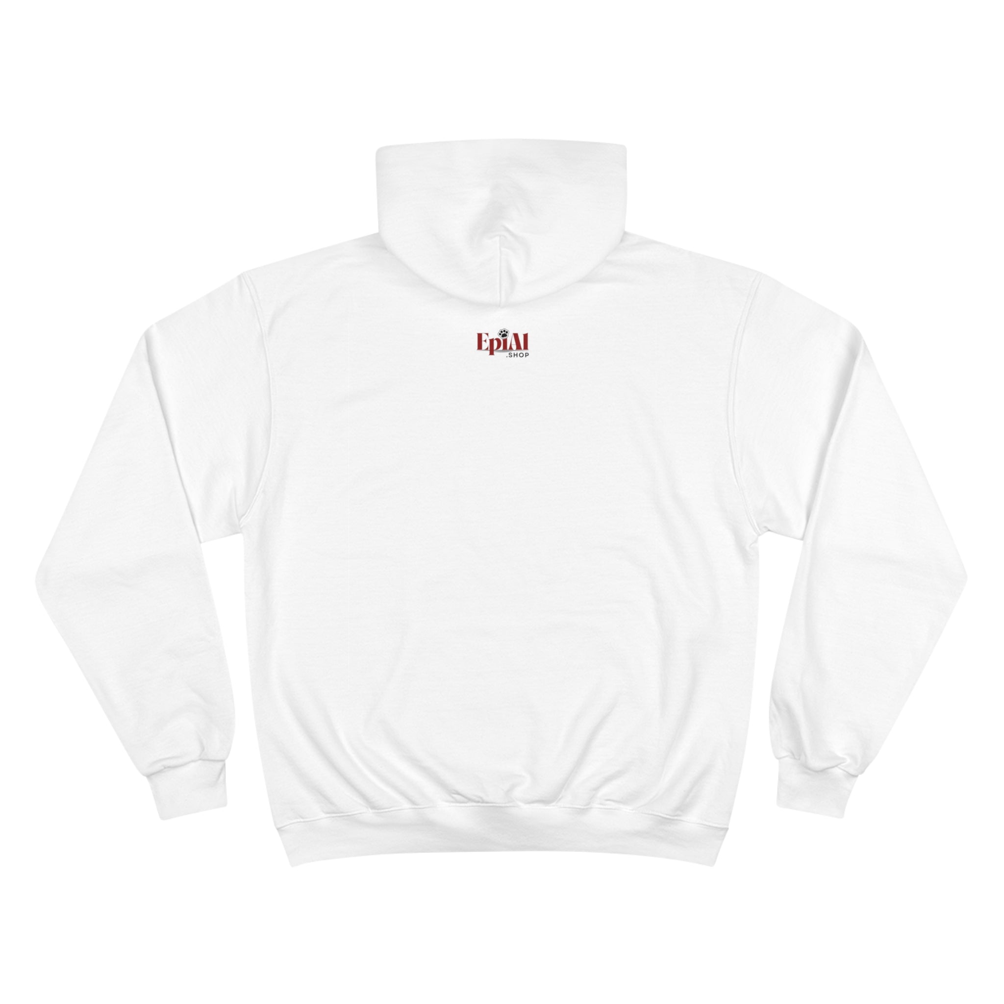 Photo depicting the ​Christmas Ball Buster Champion Hoodie from EpiAl's Shop.