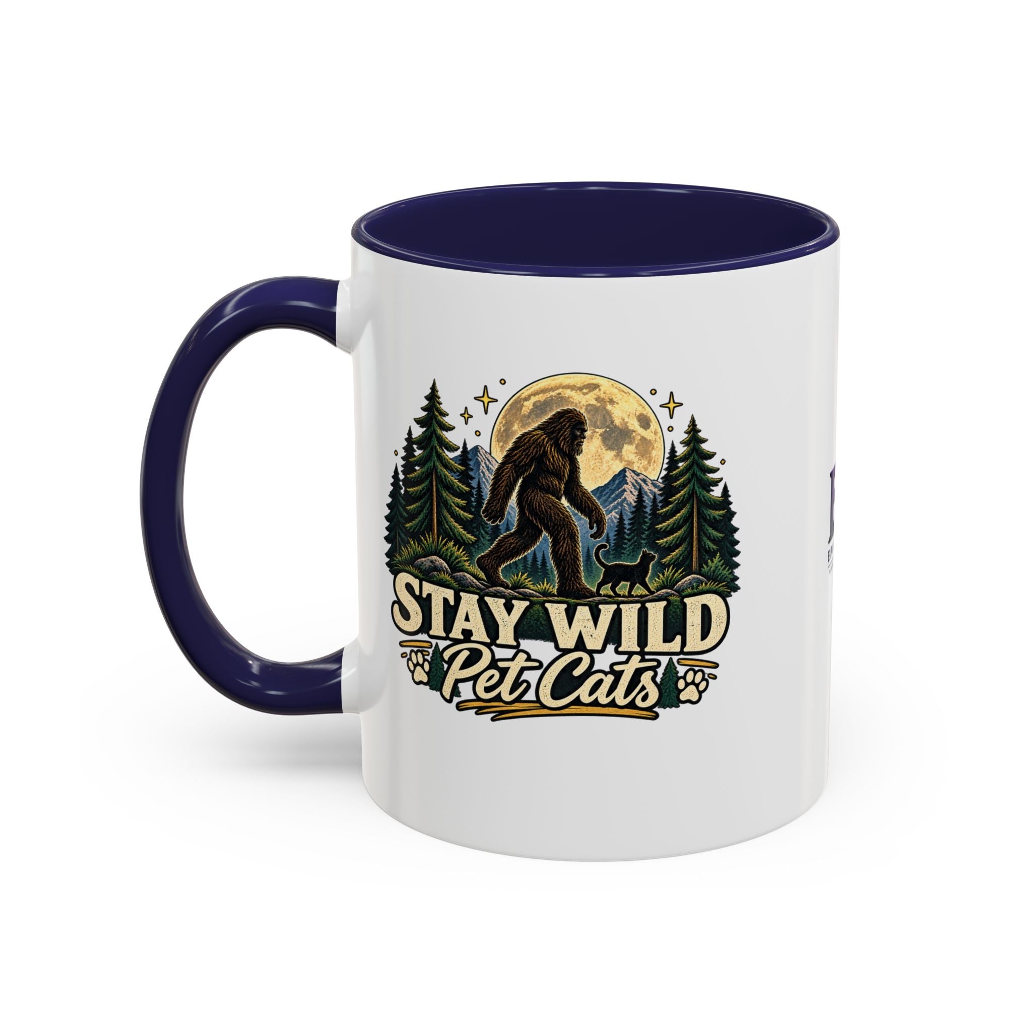 Stay Wild Pet Cats Sasquatch Accent Mug