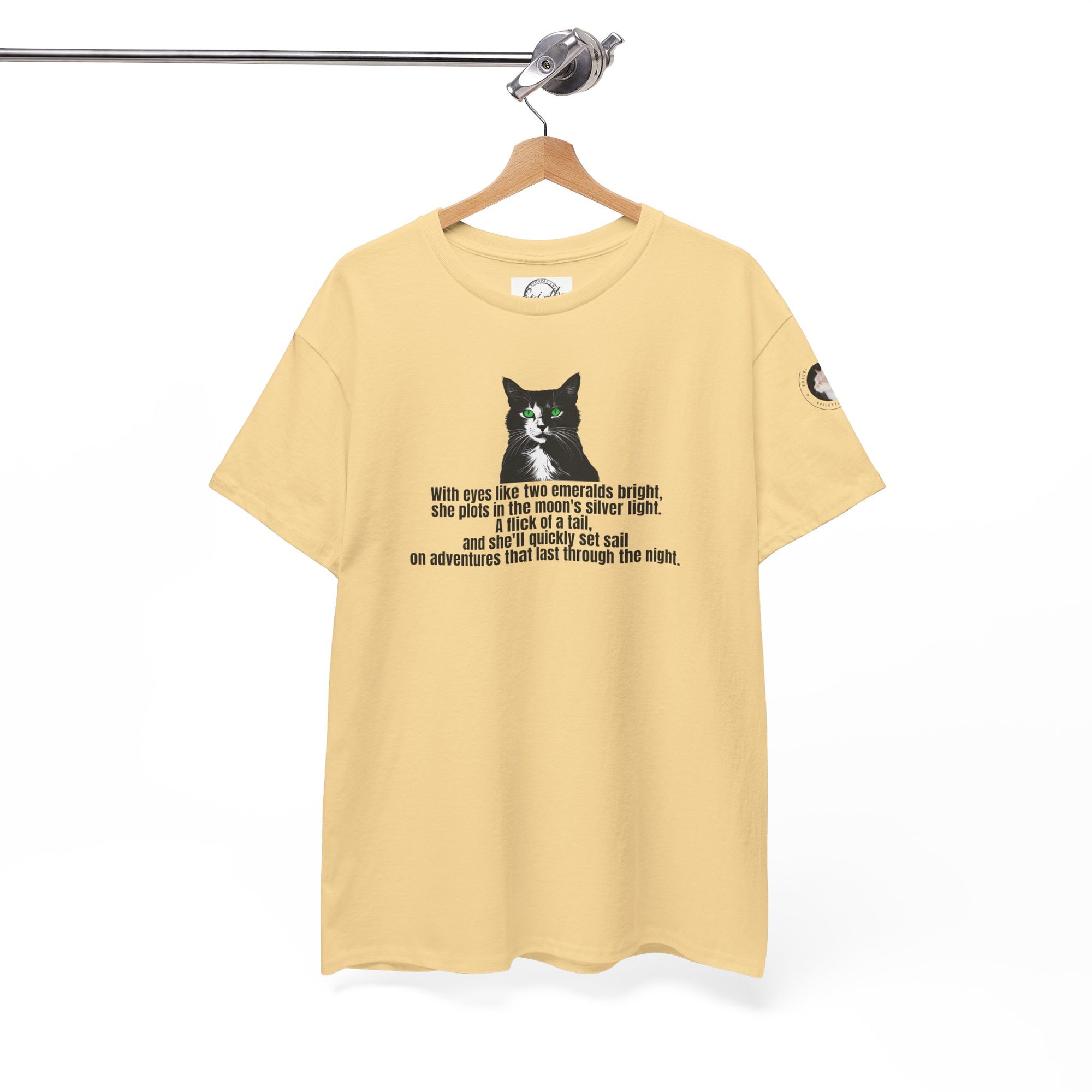 Emerald Eyed Mischief Unisex Heavy Cotton Tee