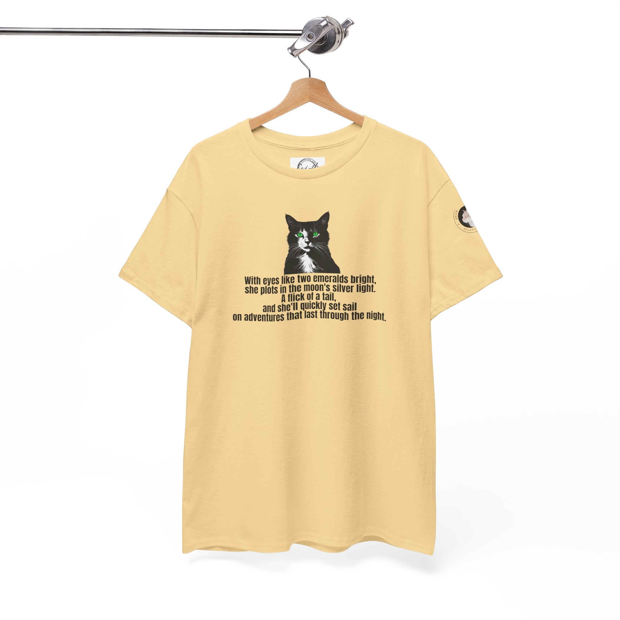 Emerald Eyed Mischief Unisex Heavy Cotton Tee