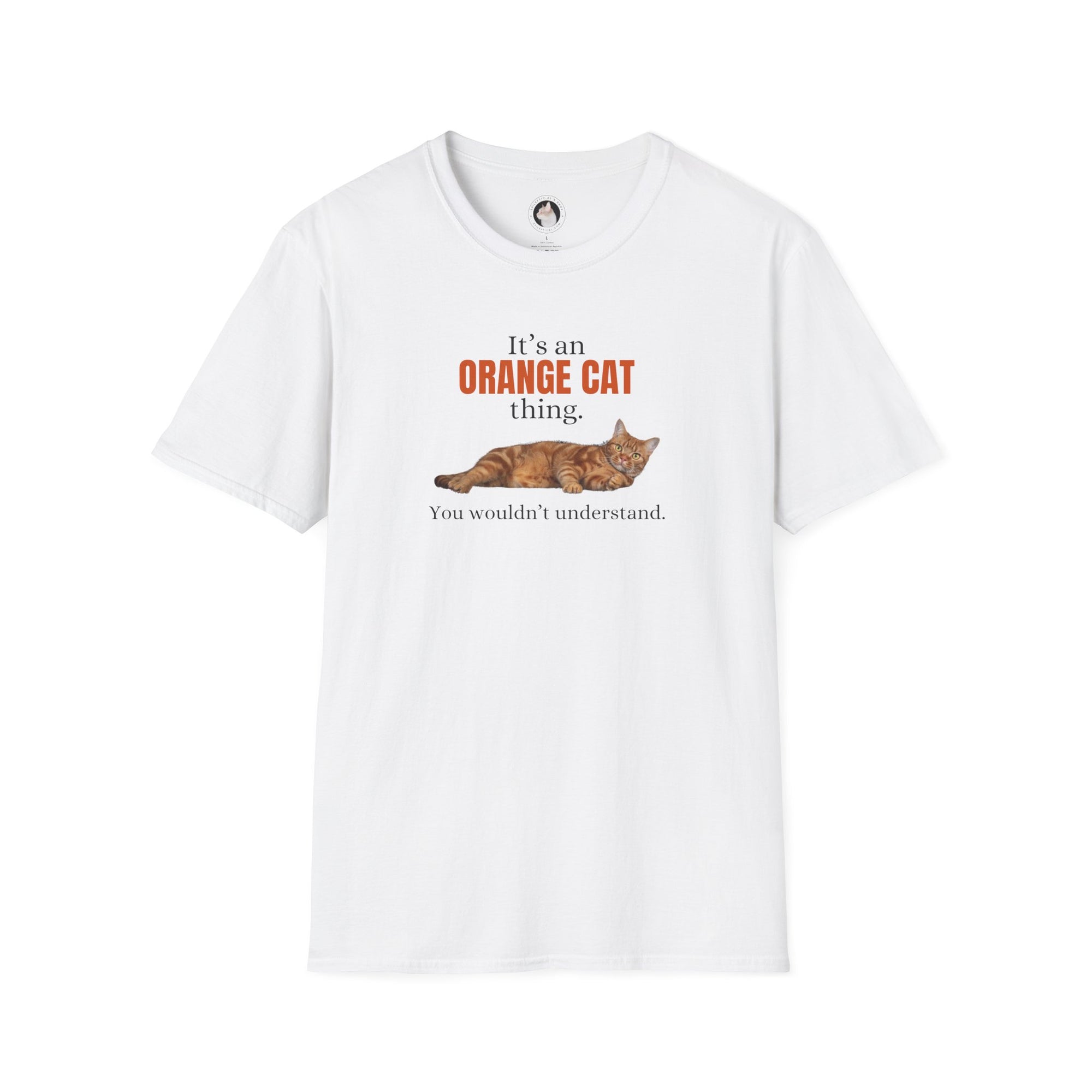 It's an Orange Cat Thing Unisex Softstyle T-Shirt