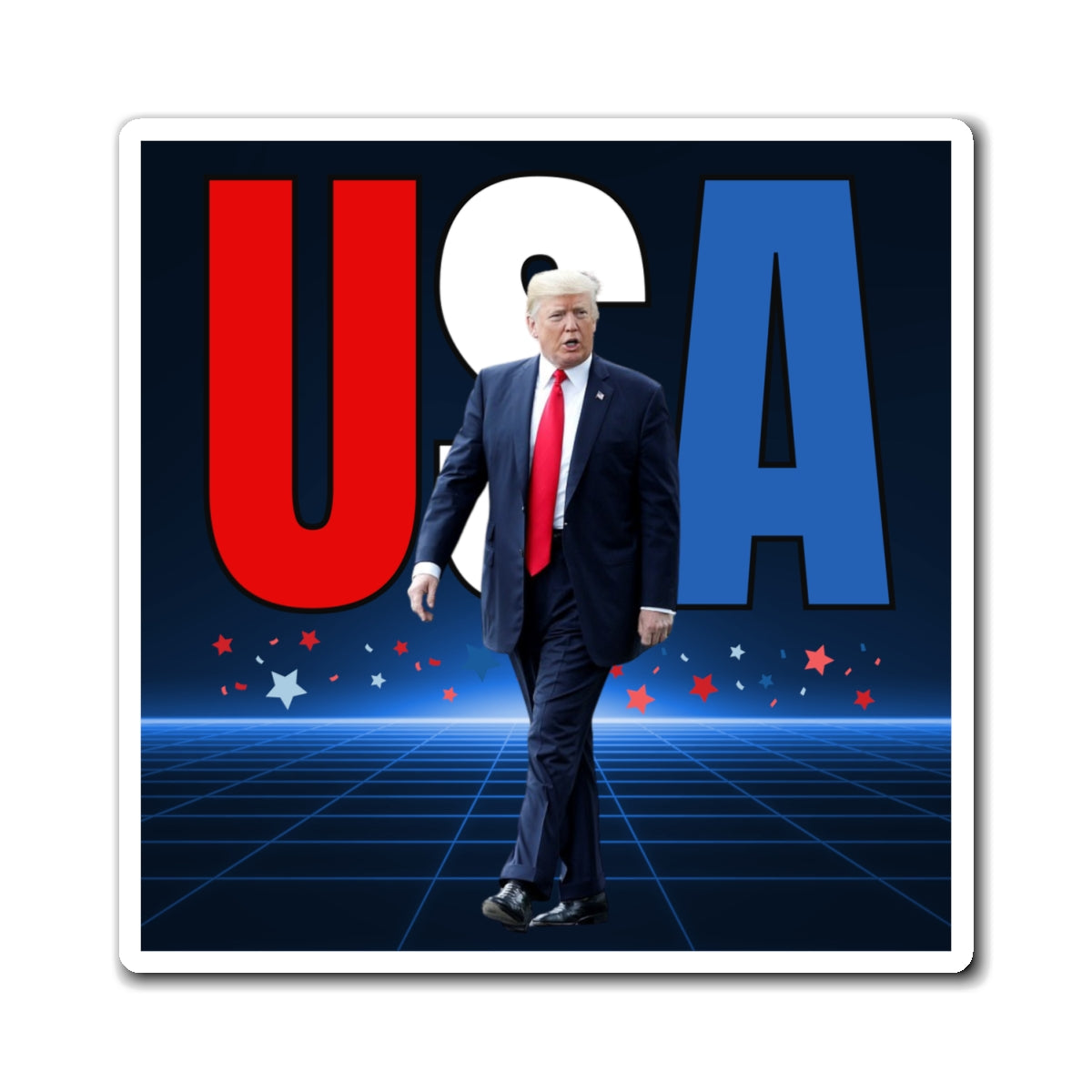 USA Themed Magnetic Decor for Patriotic Spirits