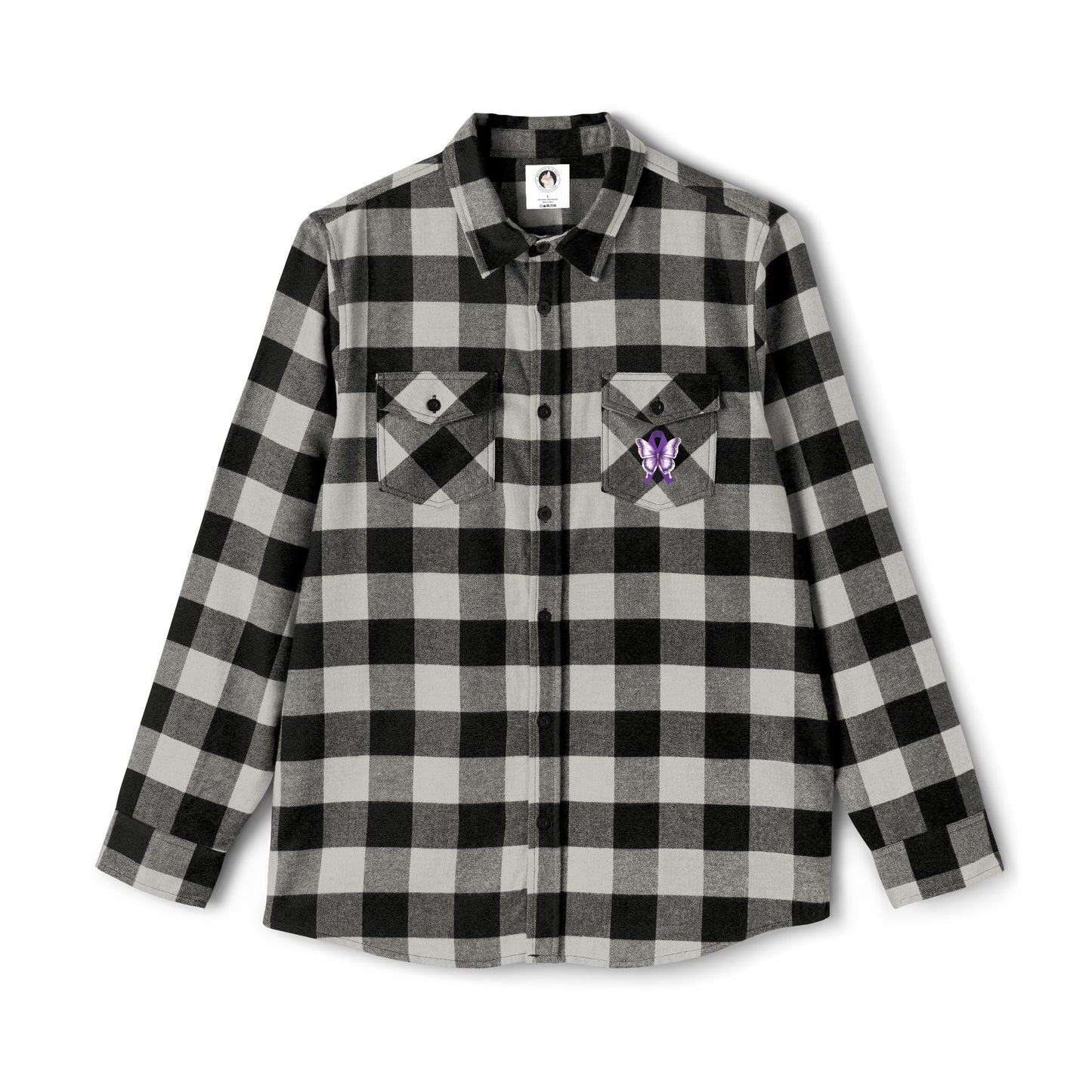 Epilepsy Butterfly Unisex Flannel Shirt