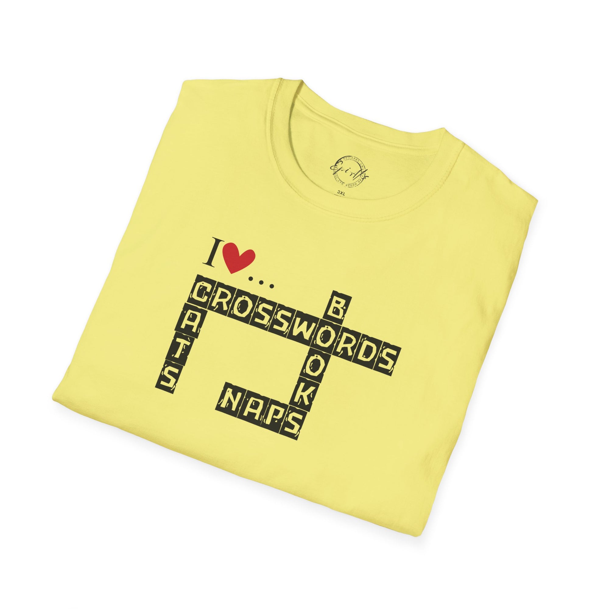 Crosswords and Cats Unisex Softstyle T-Shirt
