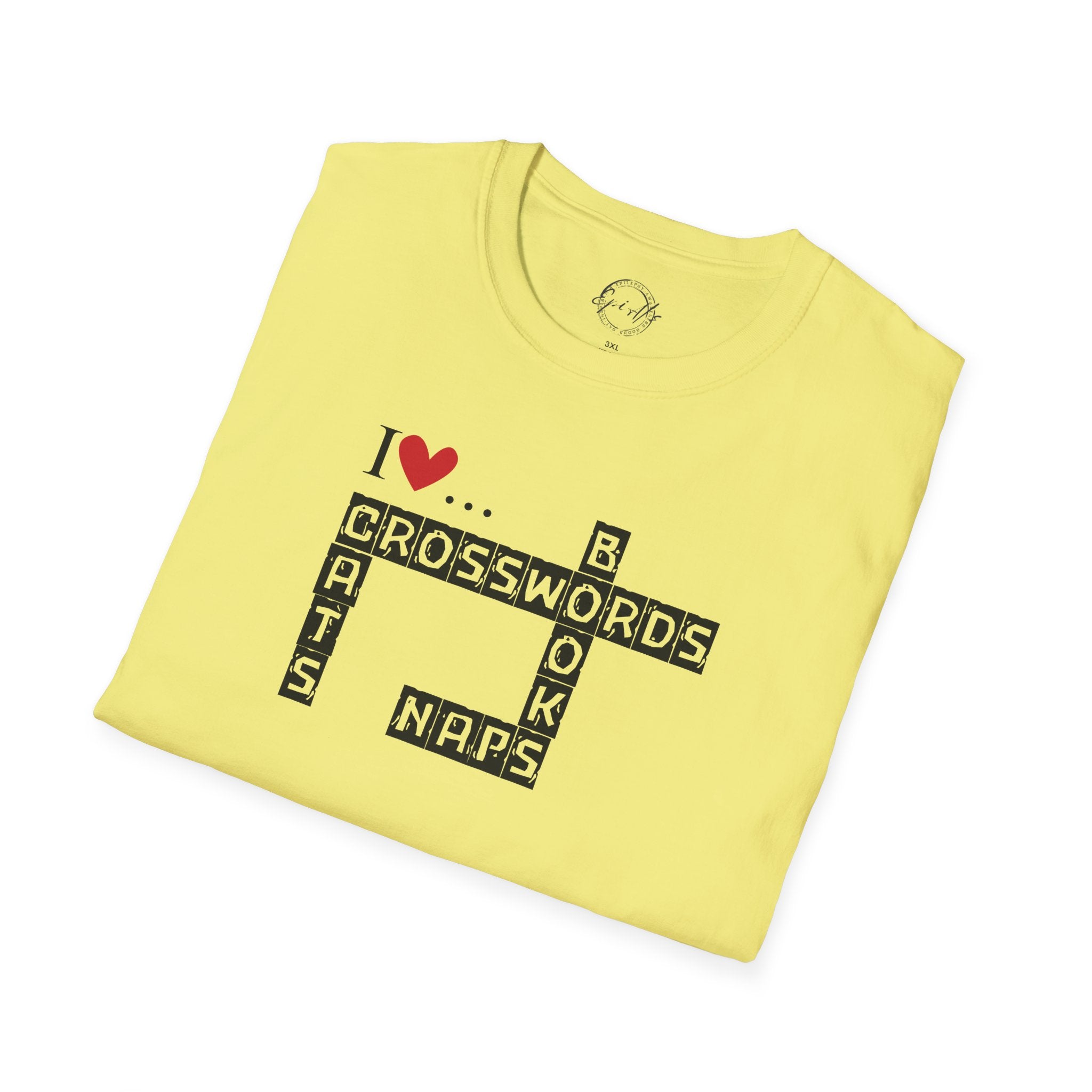 Crosswords and Cats Unisex Softstyle T-Shirt