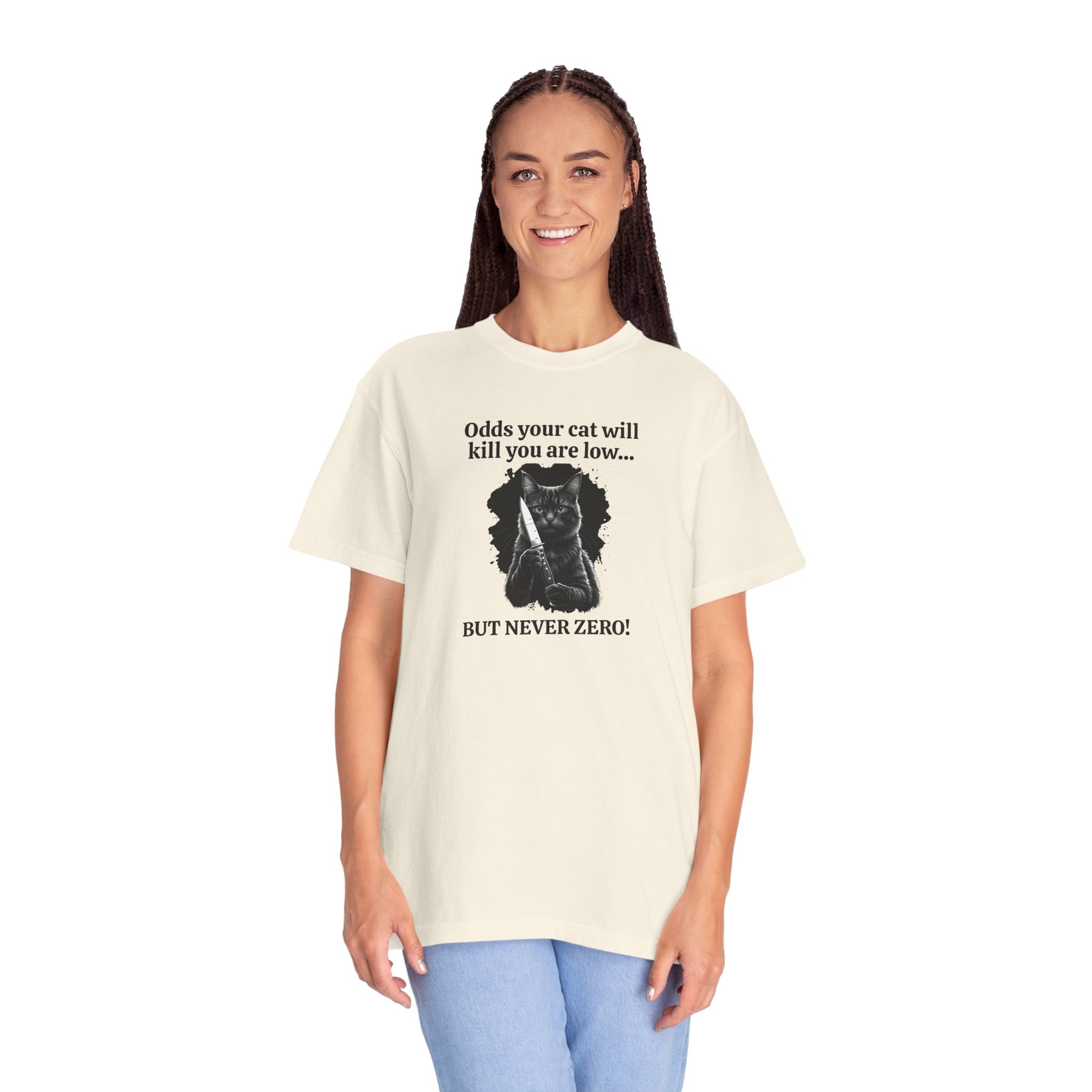 Funny Killer Cat Graphic Tee