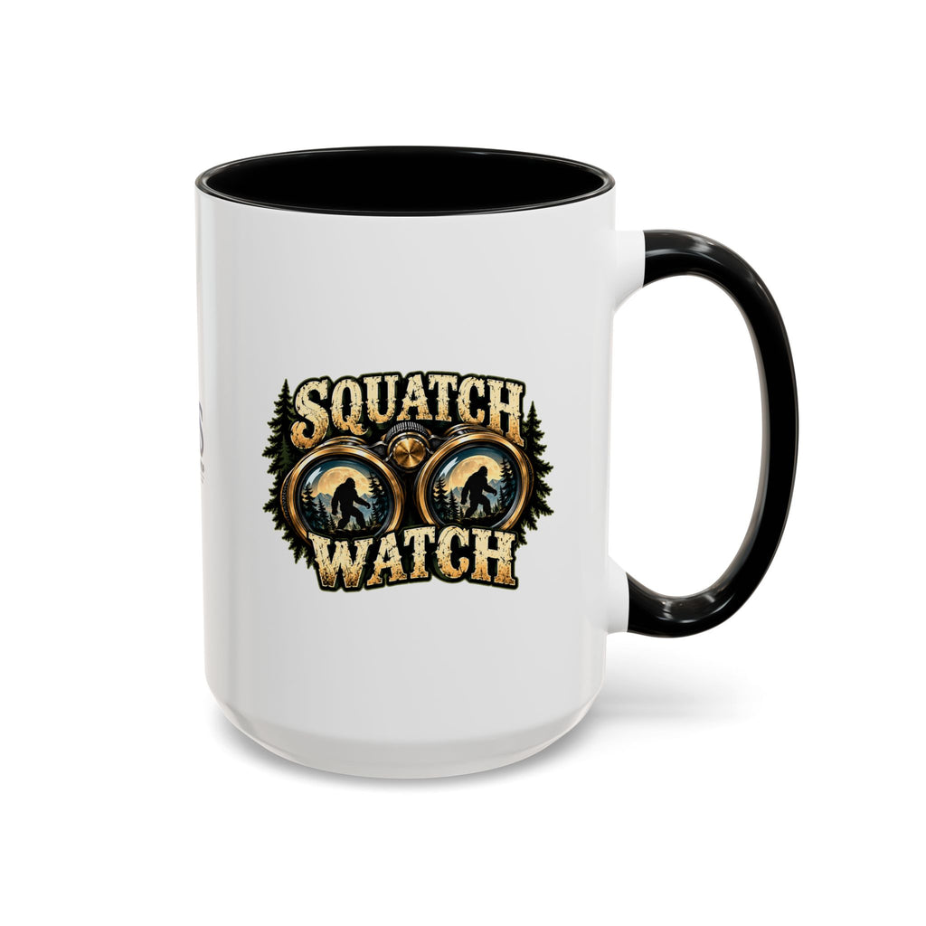 Squatch Watch Bigfoot Mug | Two-Tone Sasquatch Coffee Cup (11oz/15oz)