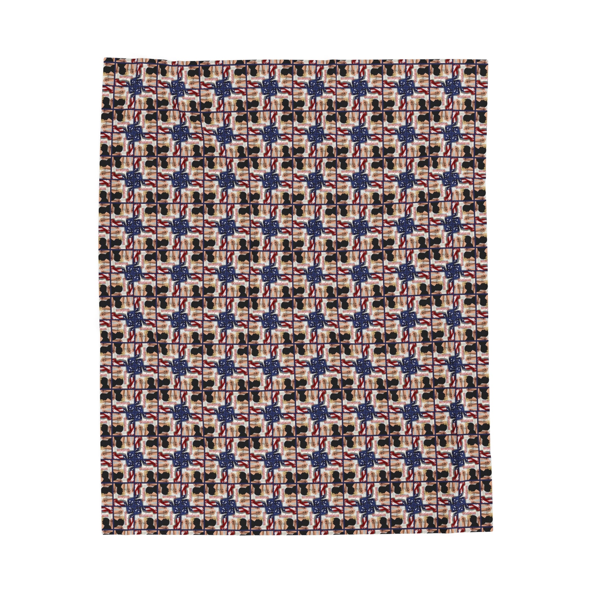 Trump Revolution of Common Sense Velveteen Plush Blanket