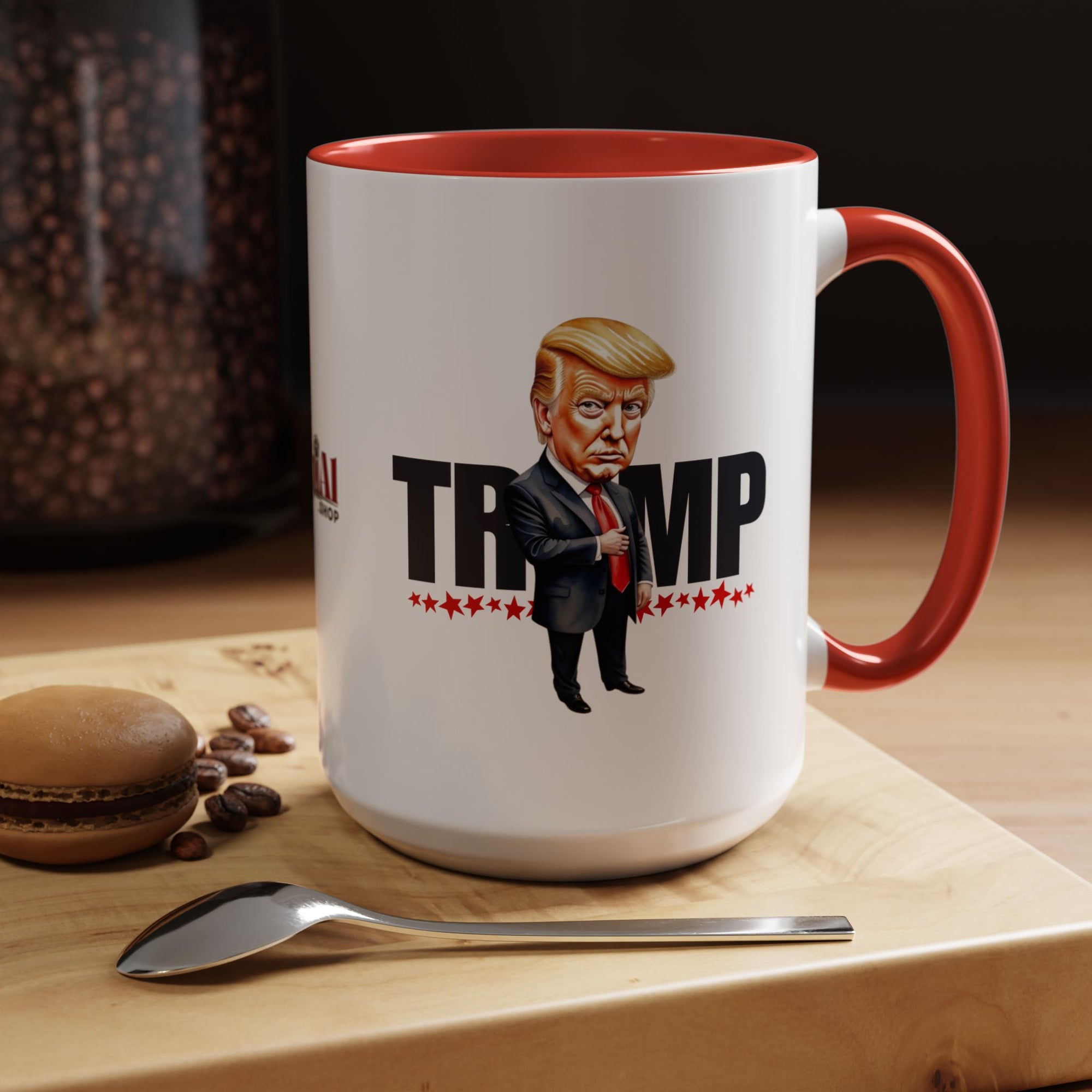 Trump Accent Coffee Mug - 11oz & 15oz, Bold Statement Mugs for Political Enthusiasts