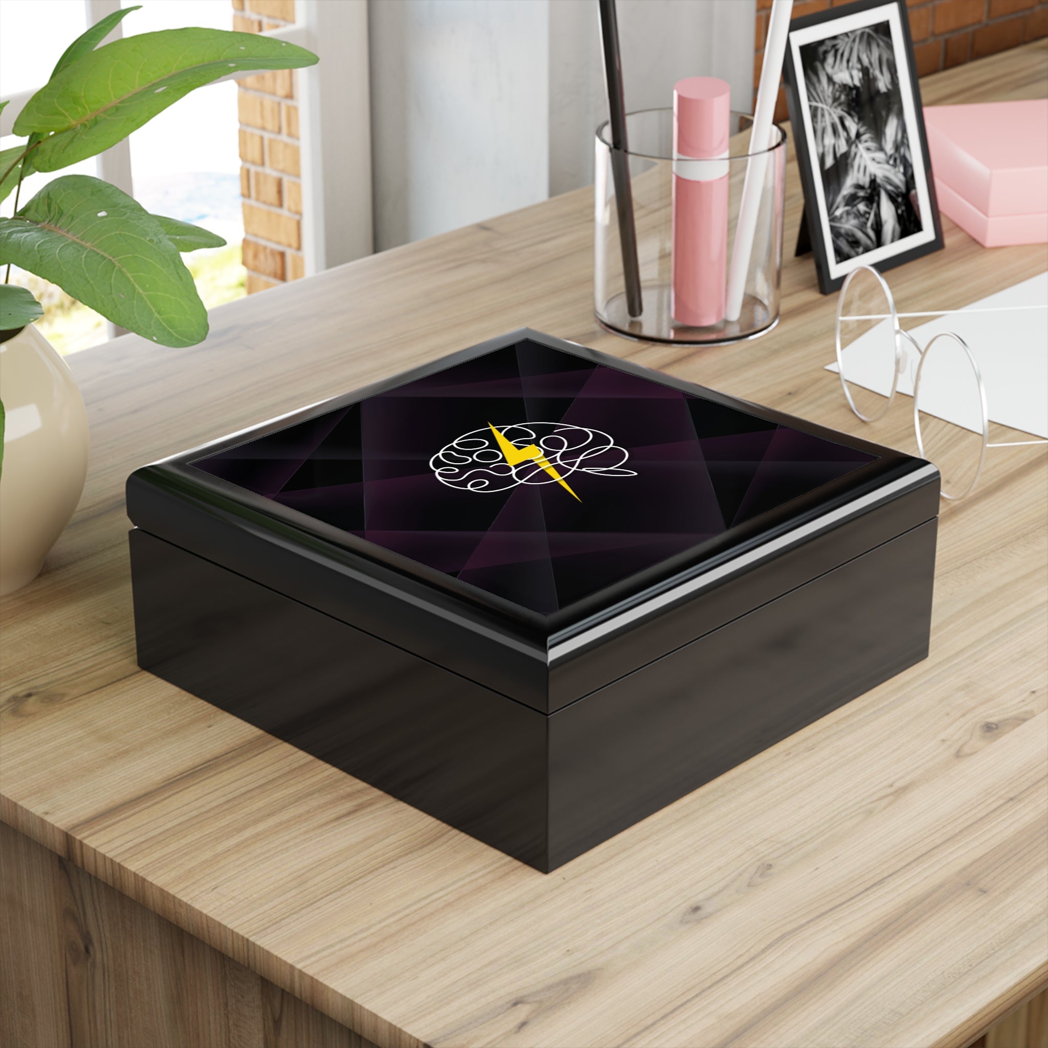 Electric Mind Epilepsy Awareness Jewelry Box