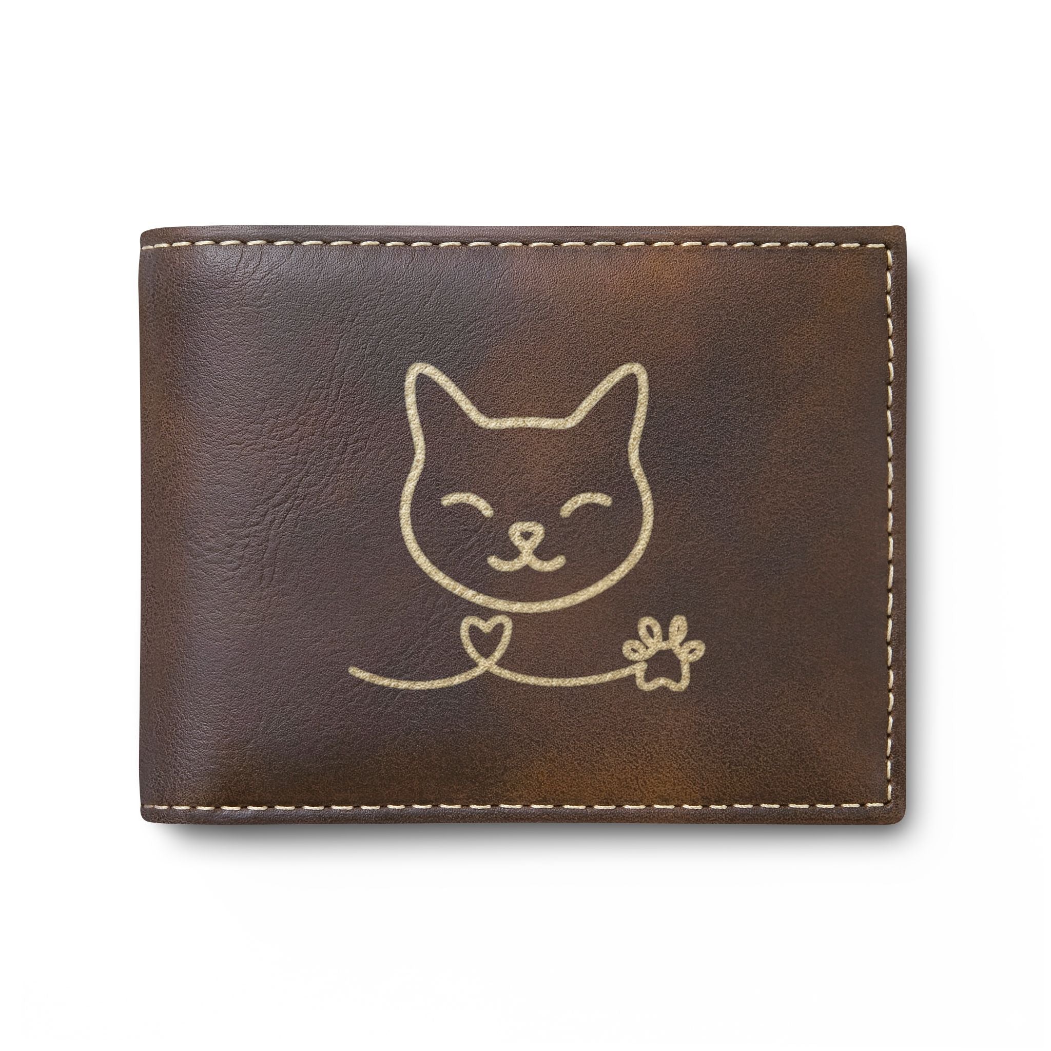 Cat People Get It RFID Slim Bifold Wallet