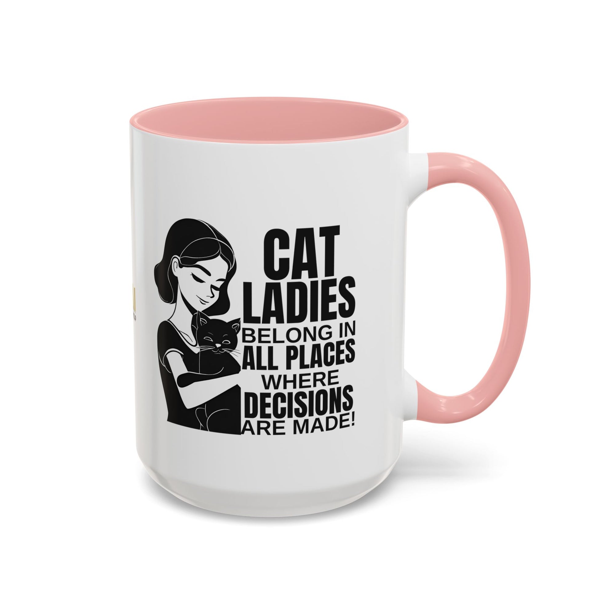 Cat Ladies Belong Accent Mug