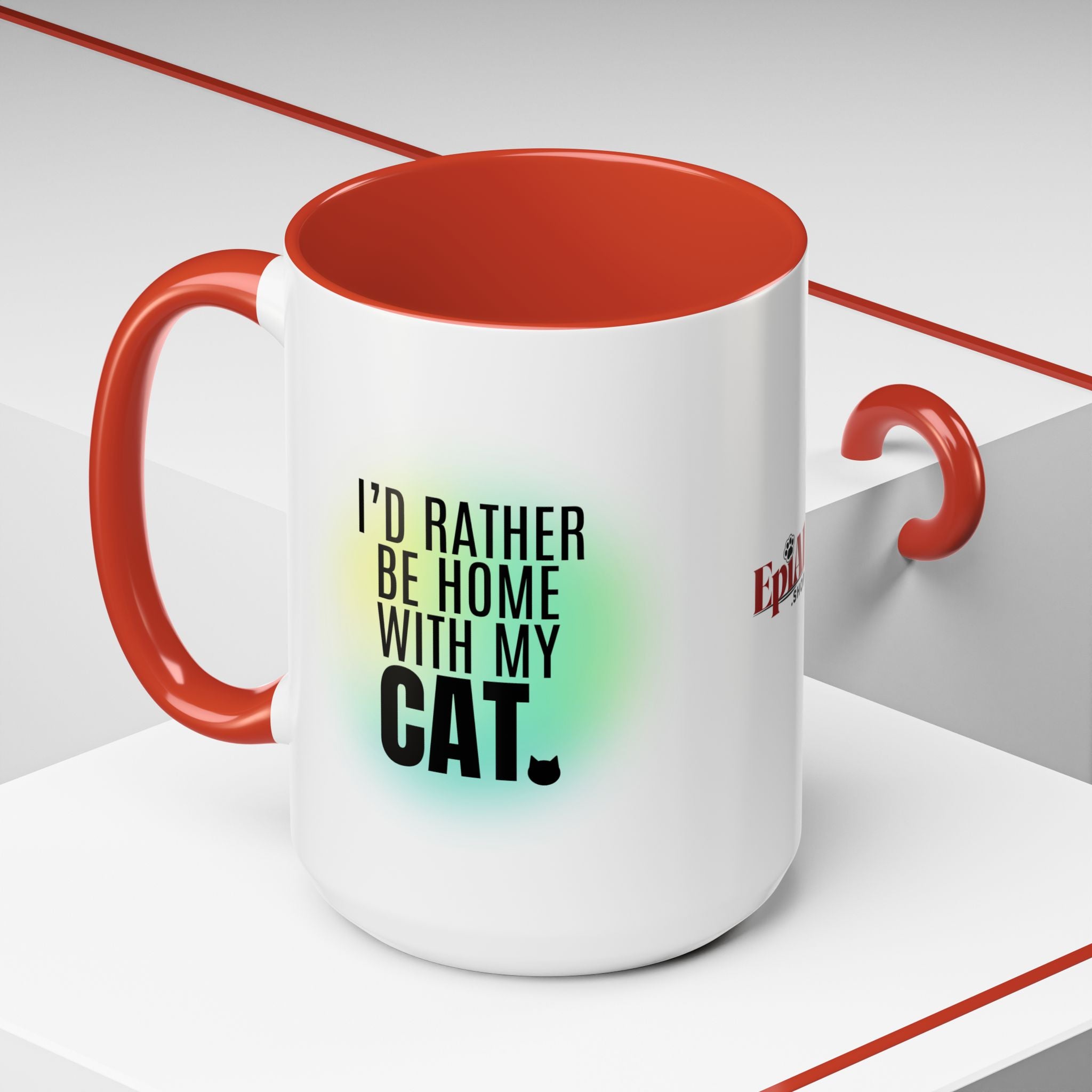 Photo depicting the ​Rather Be Home Accent Coffee Mug (11, 15oz) from EpiAl's Shop.