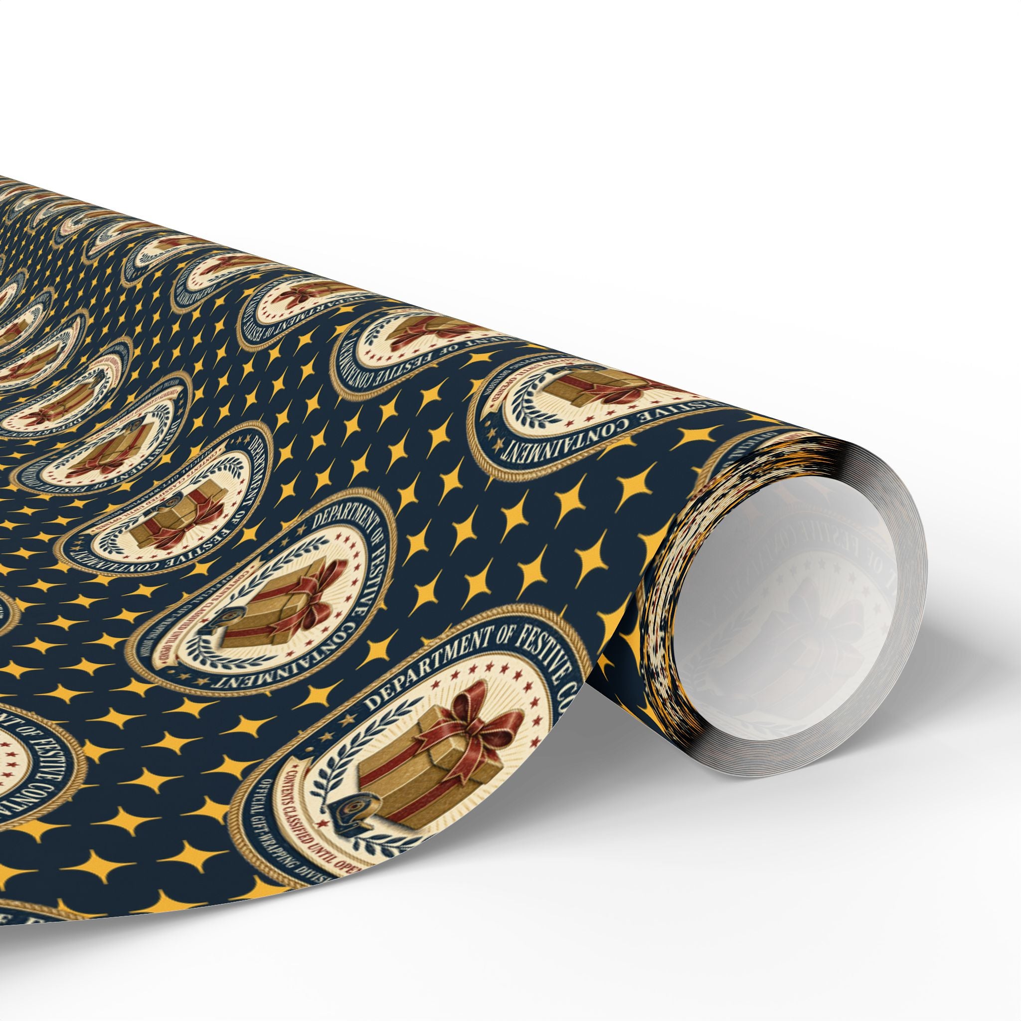 Department of Festive Containment Wrapping Paper Roll