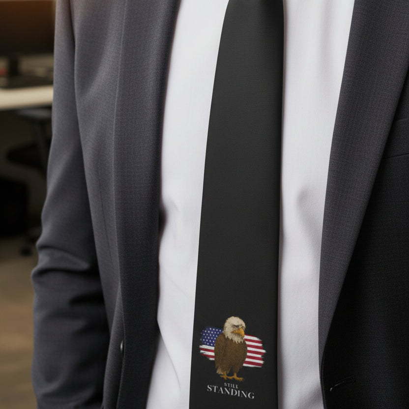 Still Standing Eagle Necktie
