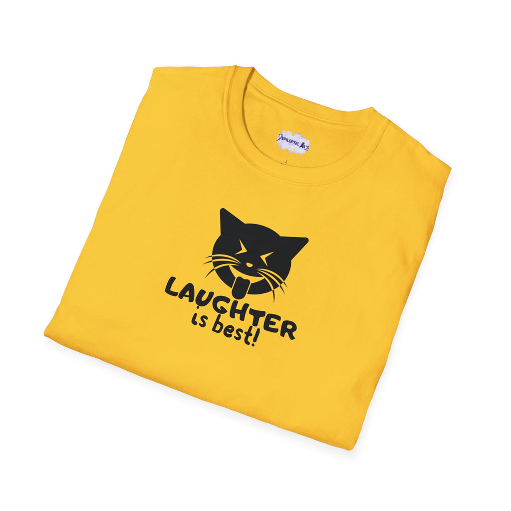 Laughter Unisex Softstyle T - Shirt - T - Shirt - Epileptic Al’s Shop