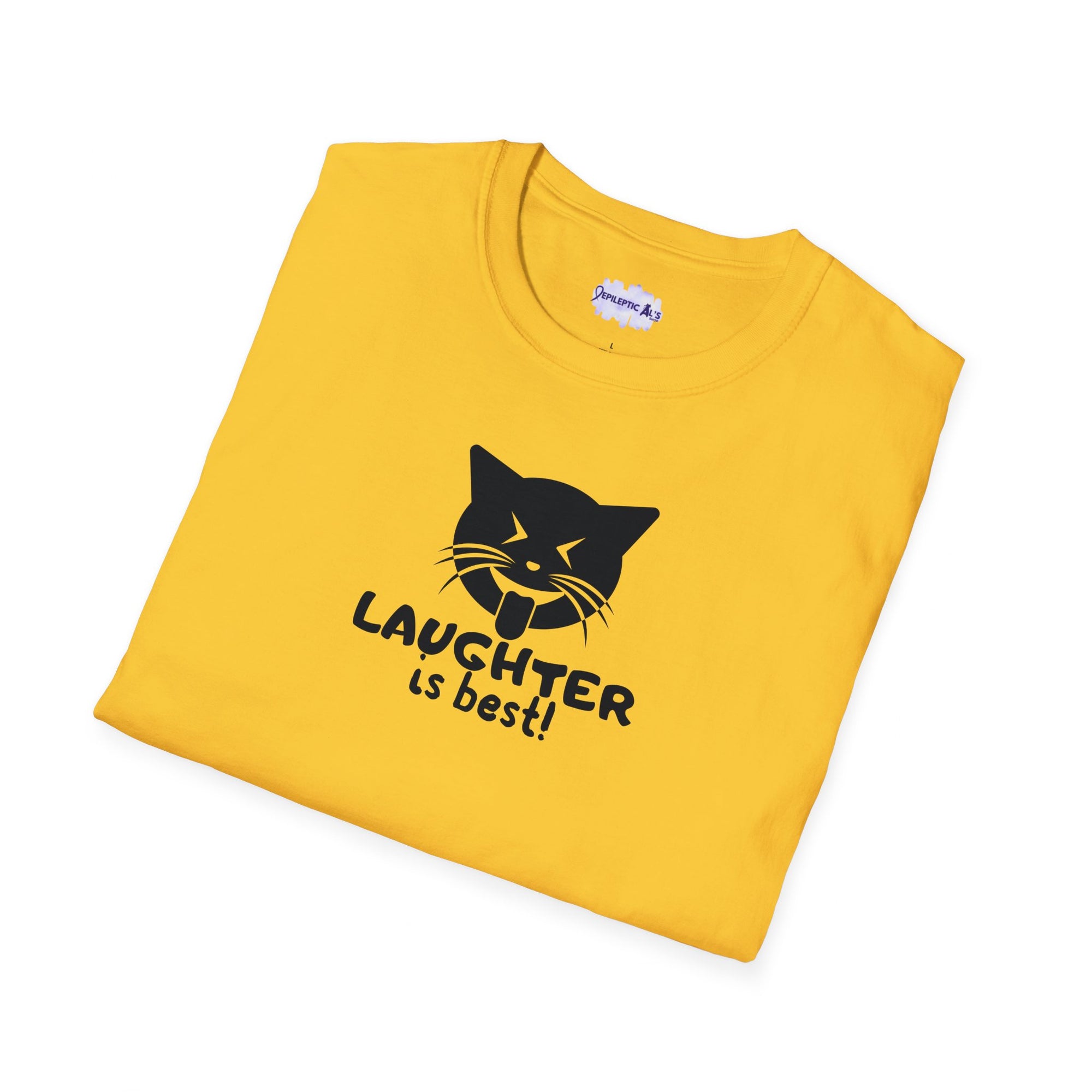 Laughter Unisex Softstyle T - Shirt - T - Shirt - Epileptic Al’s Shop