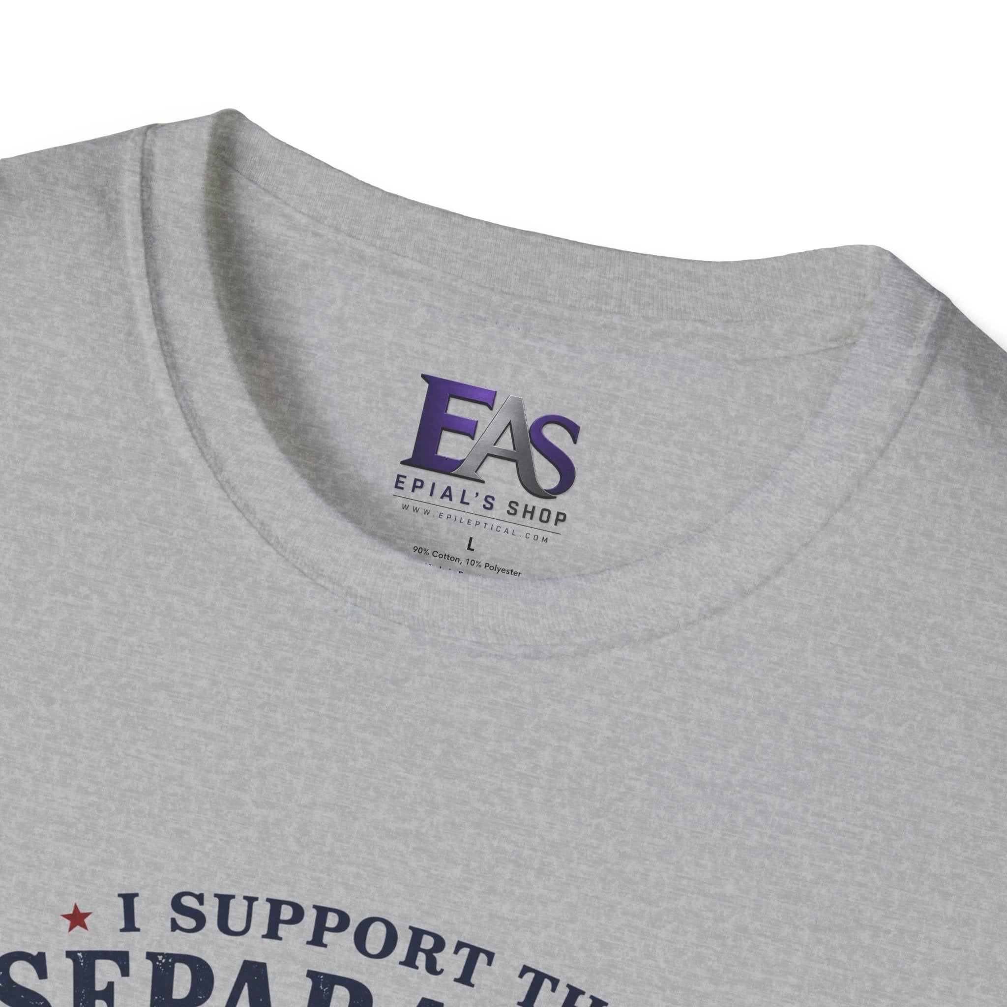 Separation of Cat and Countertop T-Shirt | Funny Cat Lover Tee
