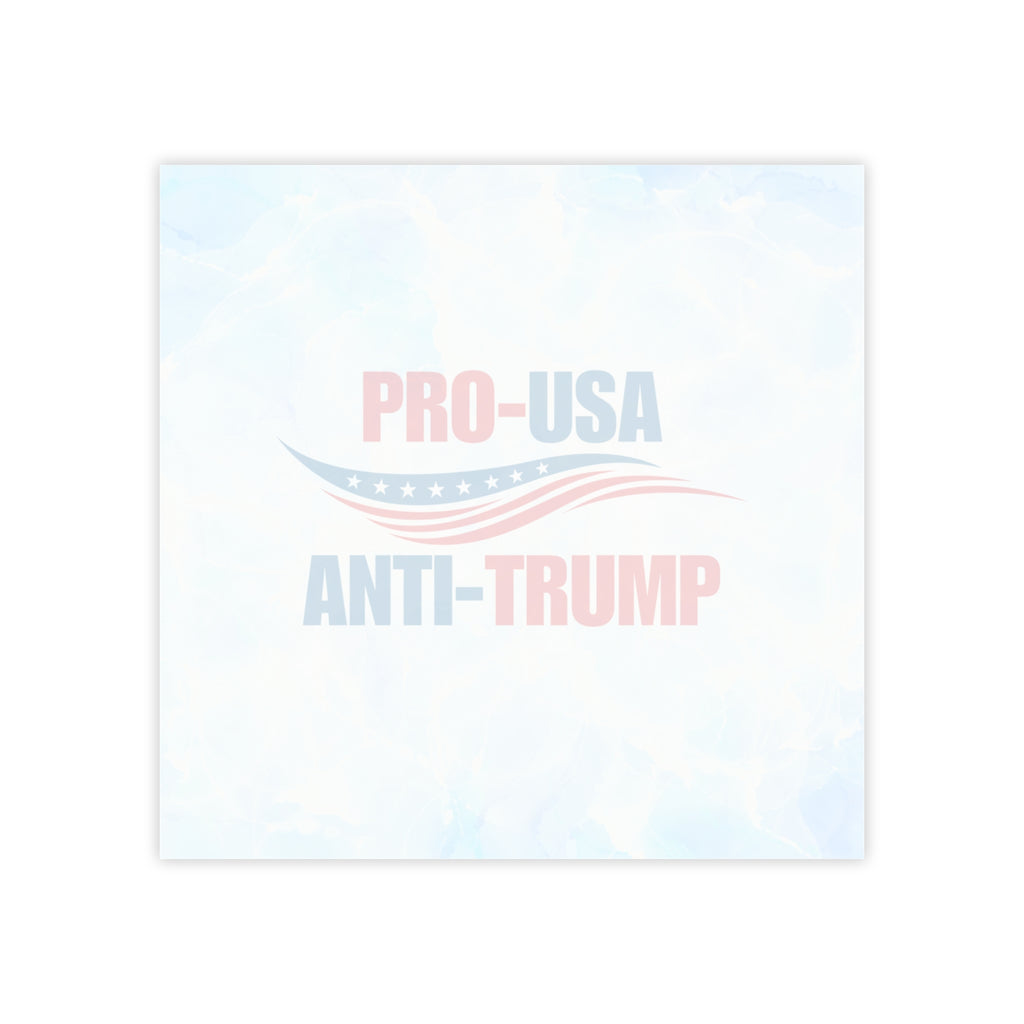 Pro-USA Anti-Trump Note Pads - Eco-Friendly Sticky Memo Pads for Activists