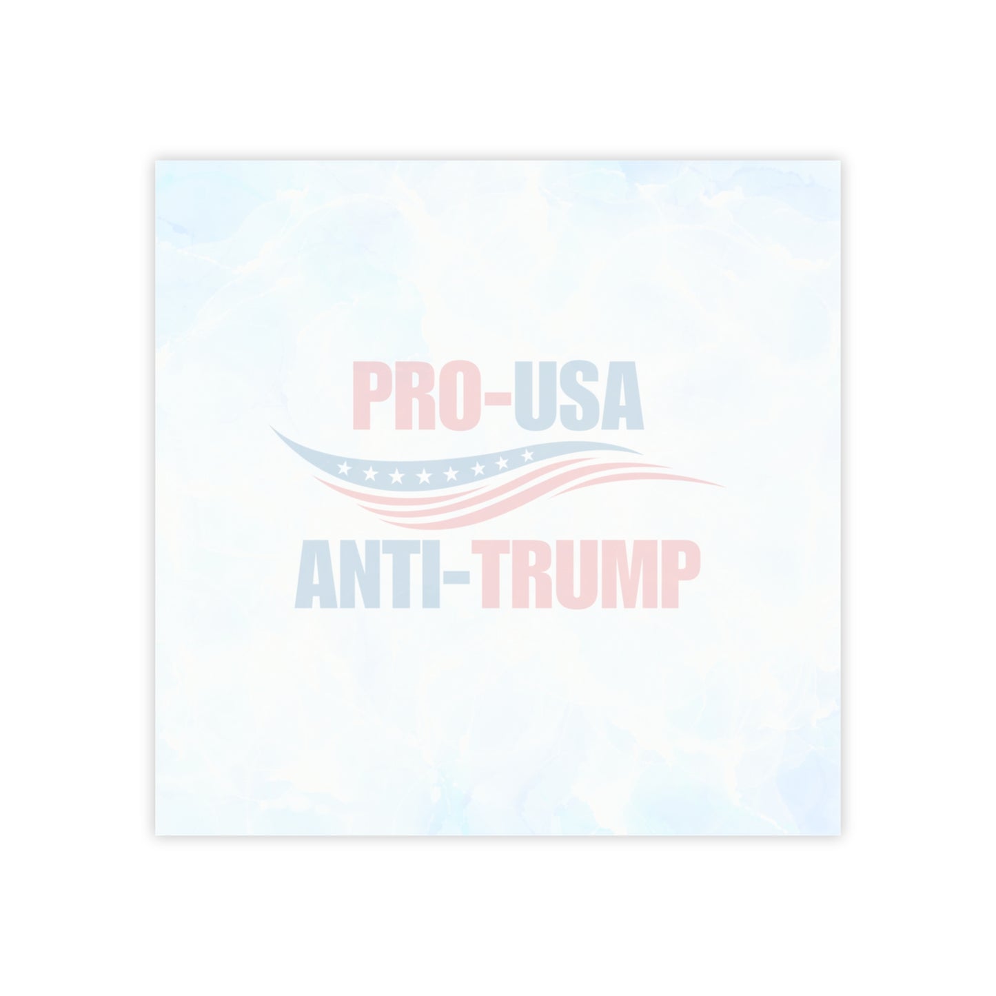 Pro-USA Anti-Trump Note Pads - Eco-Friendly Sticky Memo Pads for Activists