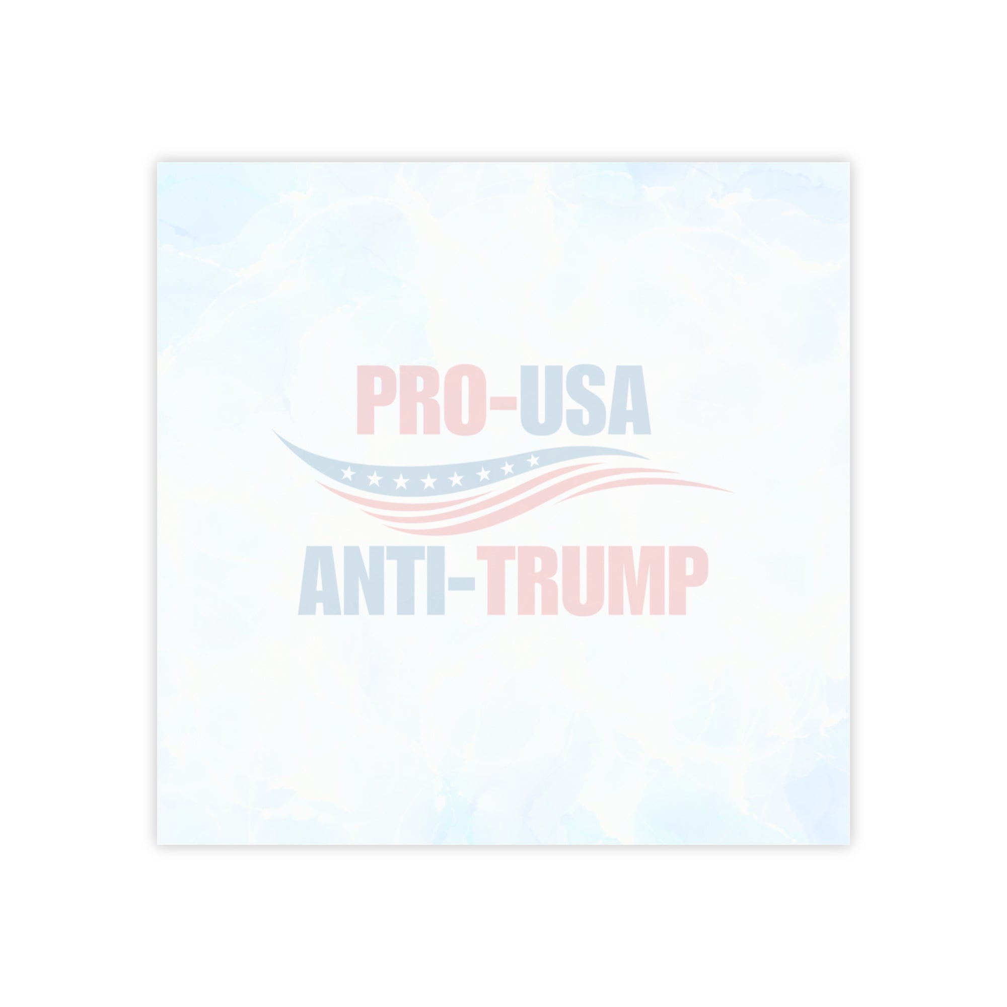 Pro-USA Anti-Trump Note Pads - Eco-Friendly Sticky Memo Pads for Activists