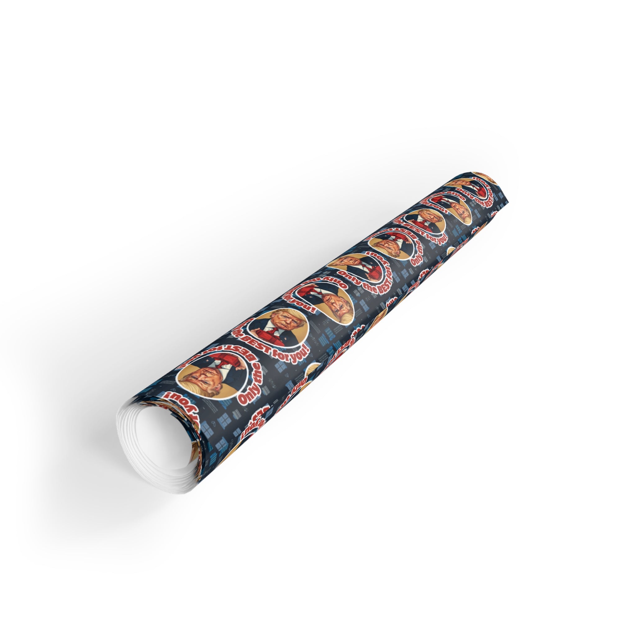 Only the Best Gift Wrap Paper Roll featuring Trump