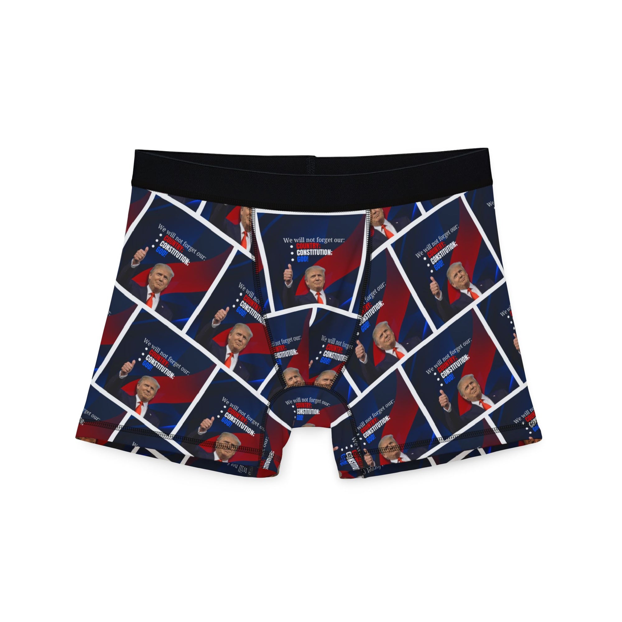 Trump Country Constitution God Men's Boxers
