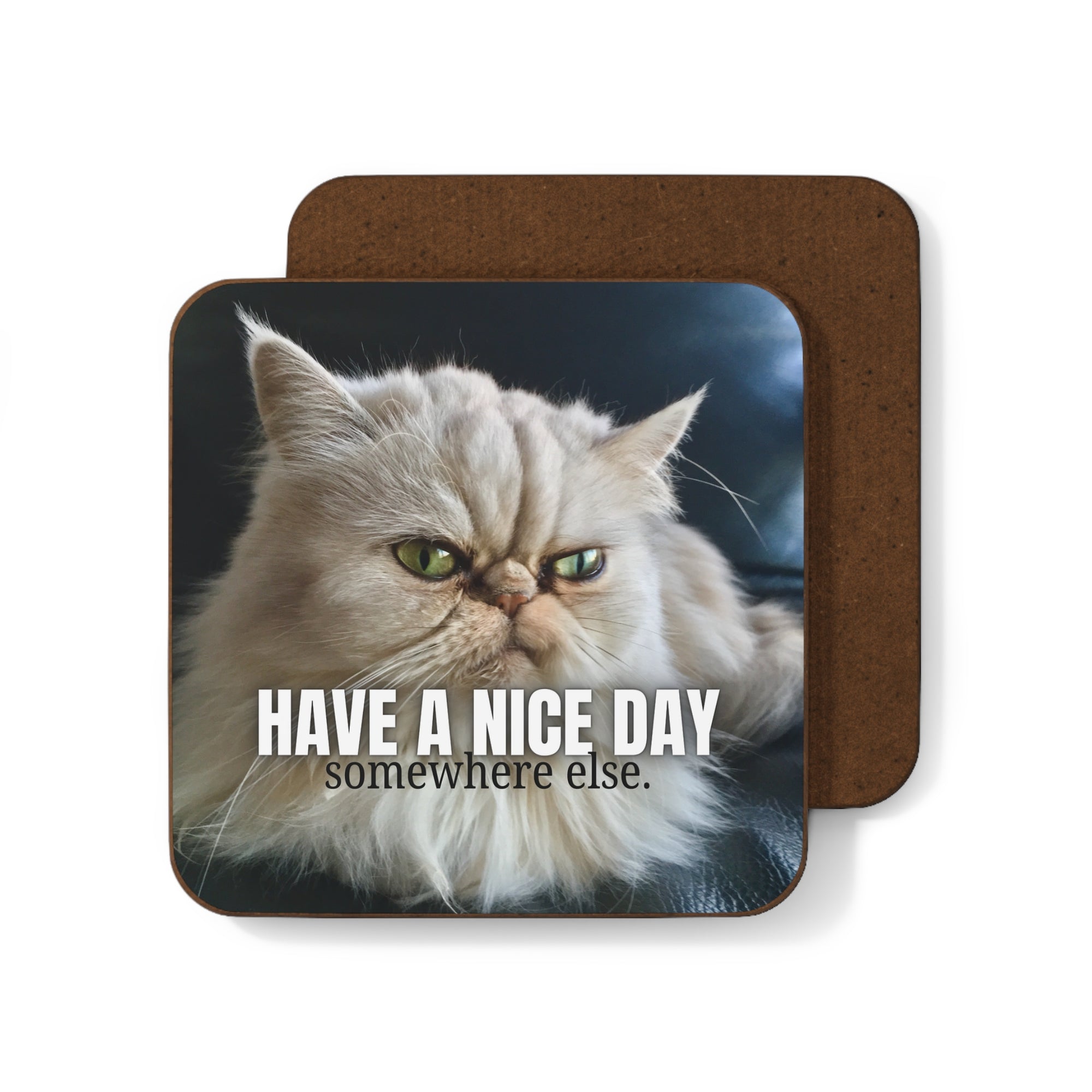 Nice Day Hardboard Back Coaster