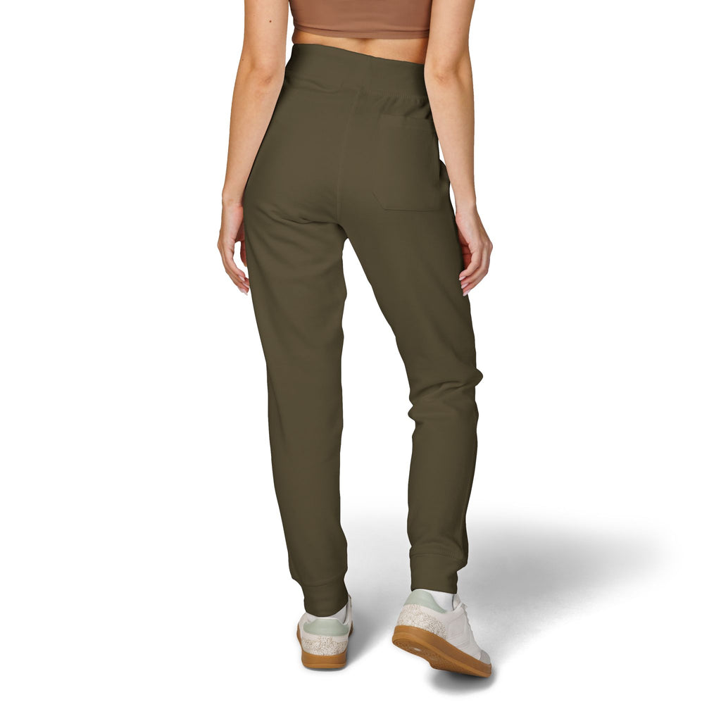 Lap of Management Embroidered Cat Fleece Joggers