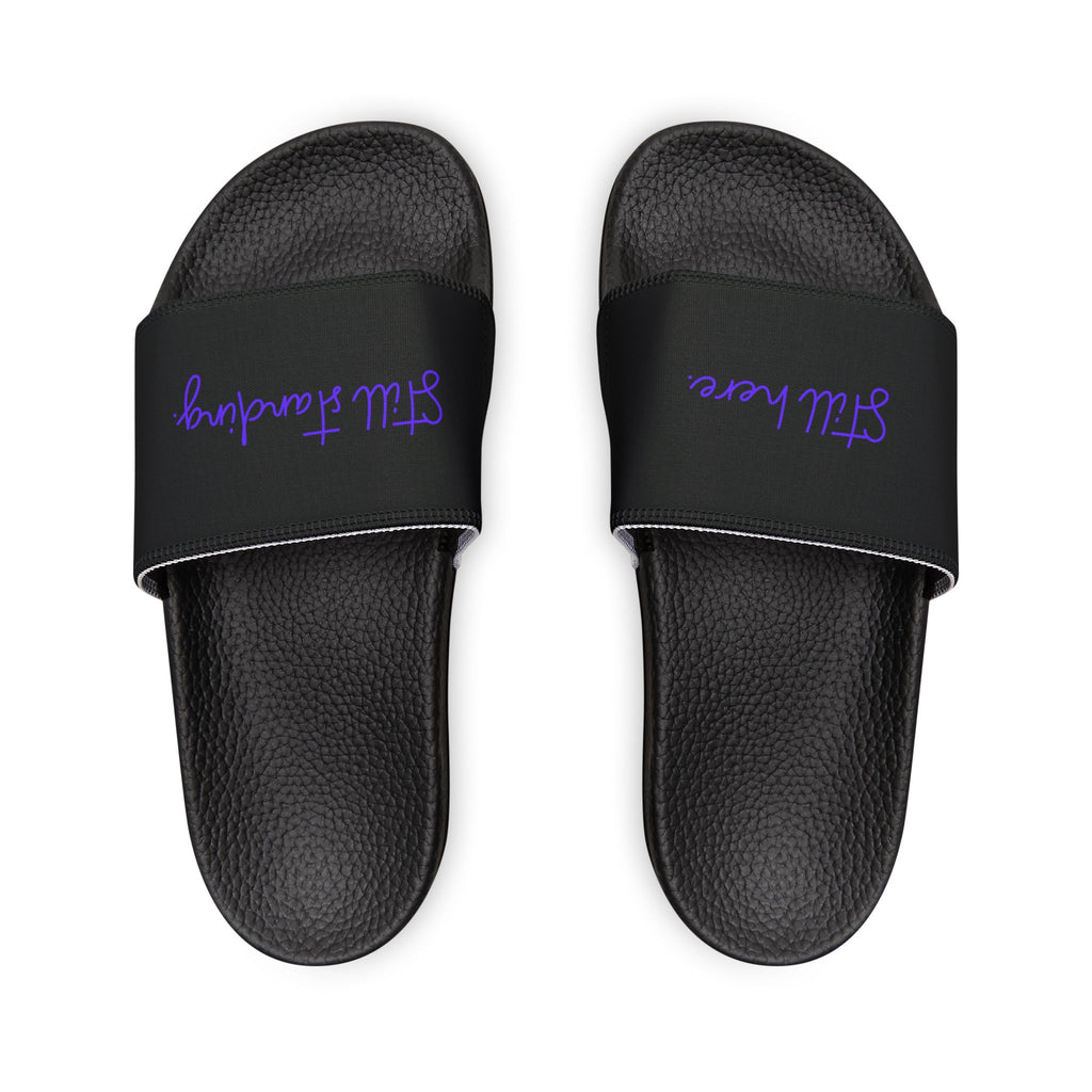 Still Here Still Standing Slide Sandals – Removable Strap Slides | Cushioned Comfort Sandals