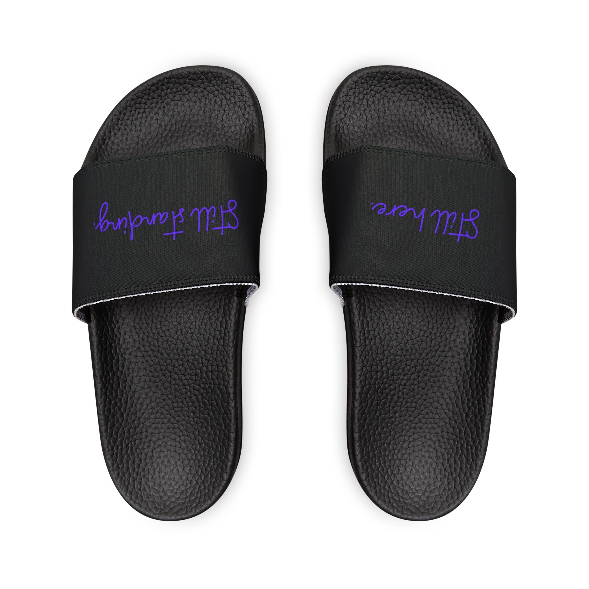 Still Here Still Standing Slide Sandals – Removable Strap Slides | Cushioned Comfort Sandals