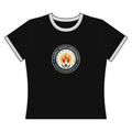 National Hotness Administration Cropped Ringer Tee