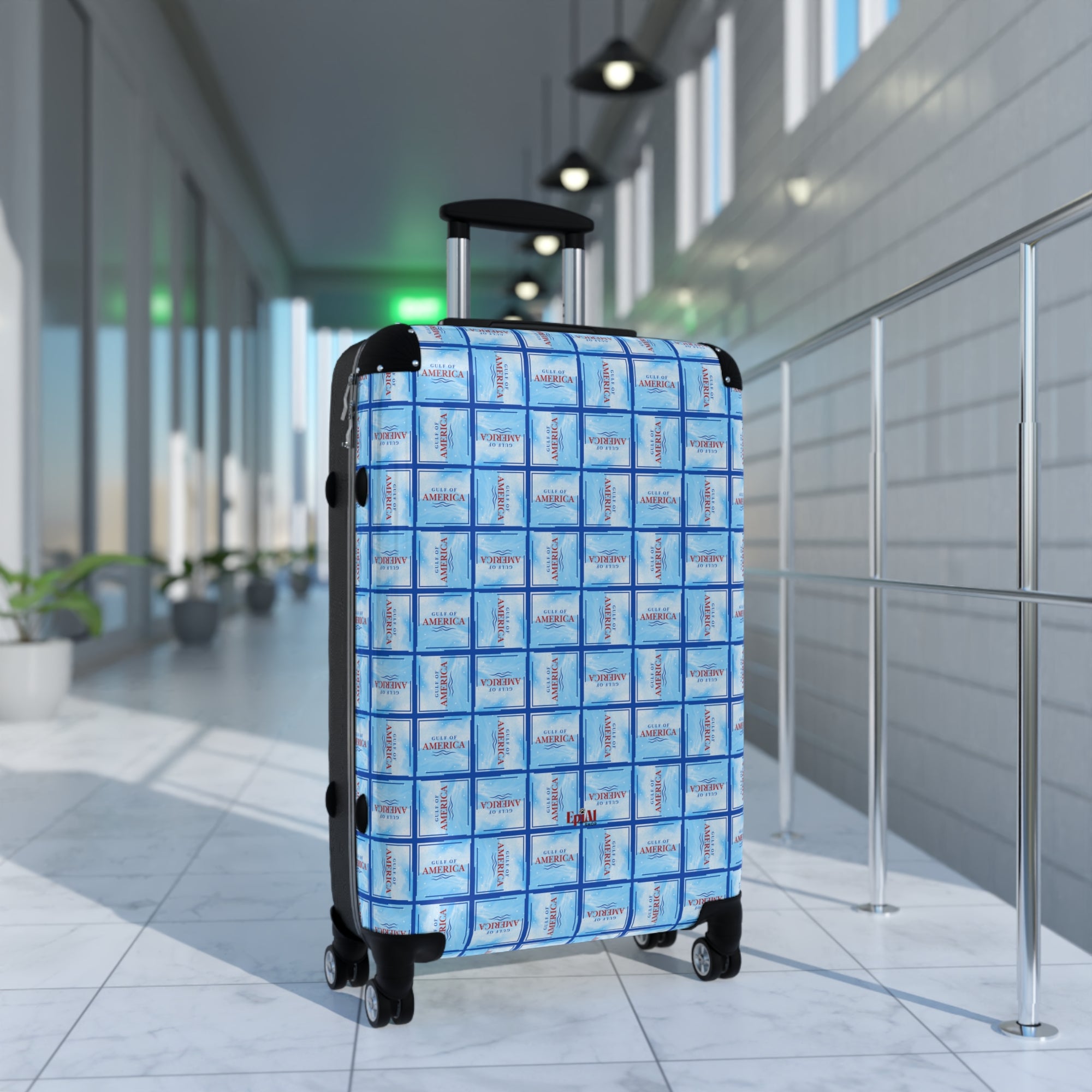 American Gulf Patterned Suitcase