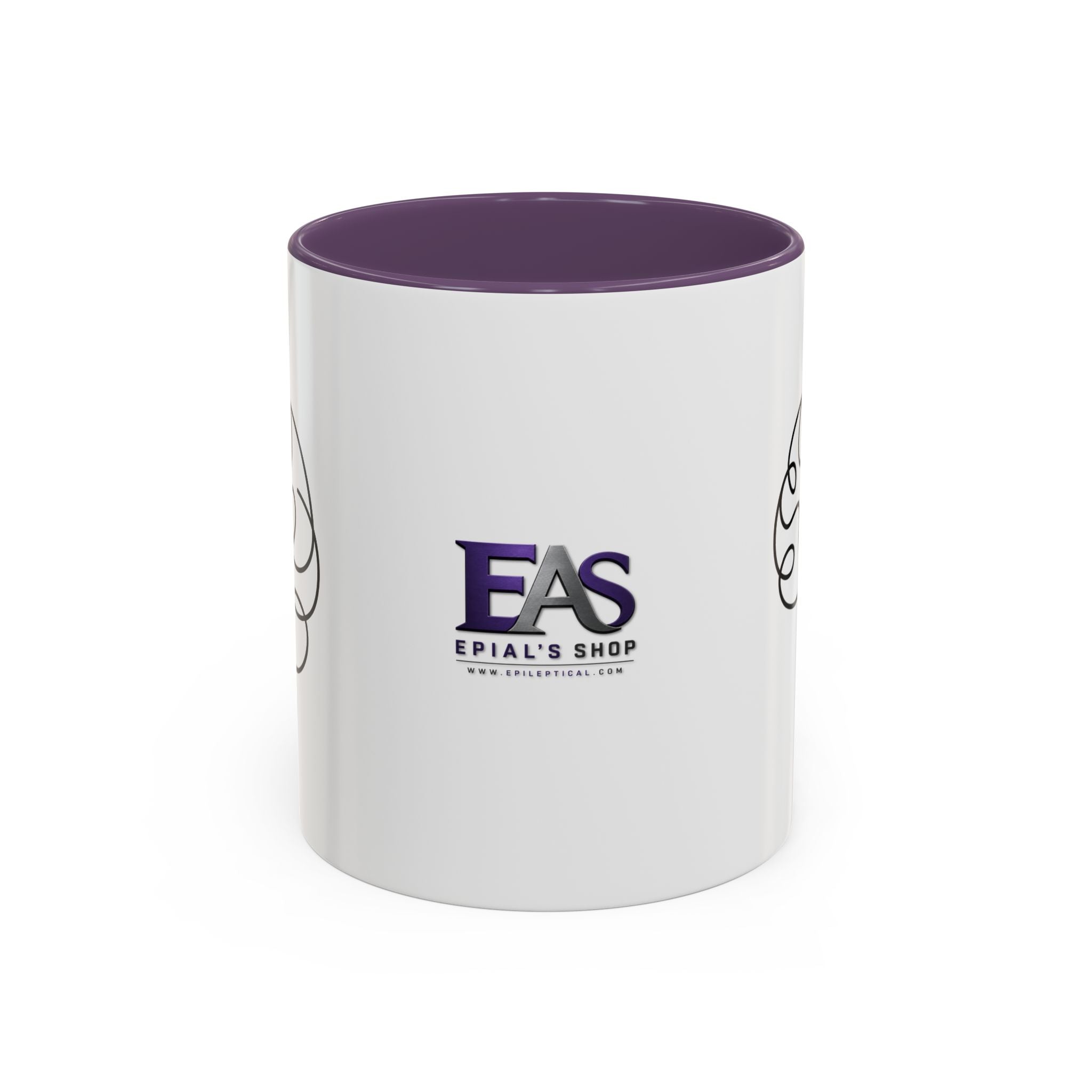Brain Lightning Bolt Accent Coffee Mug