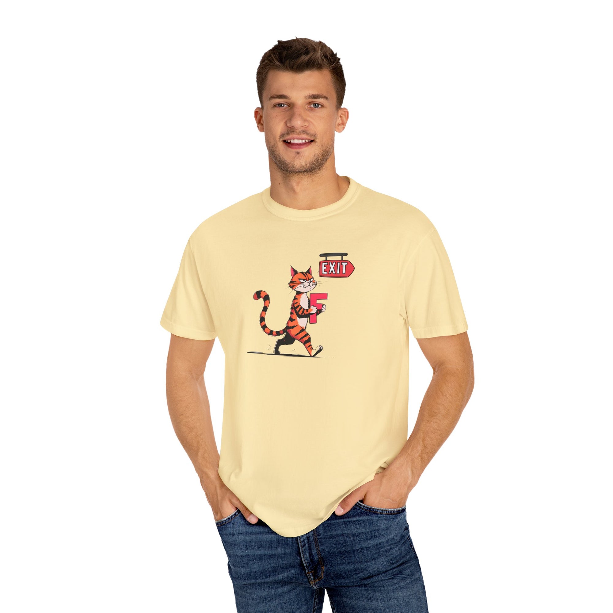 Getting the F Outta Here Unisex Garment-Dyed T-shirt