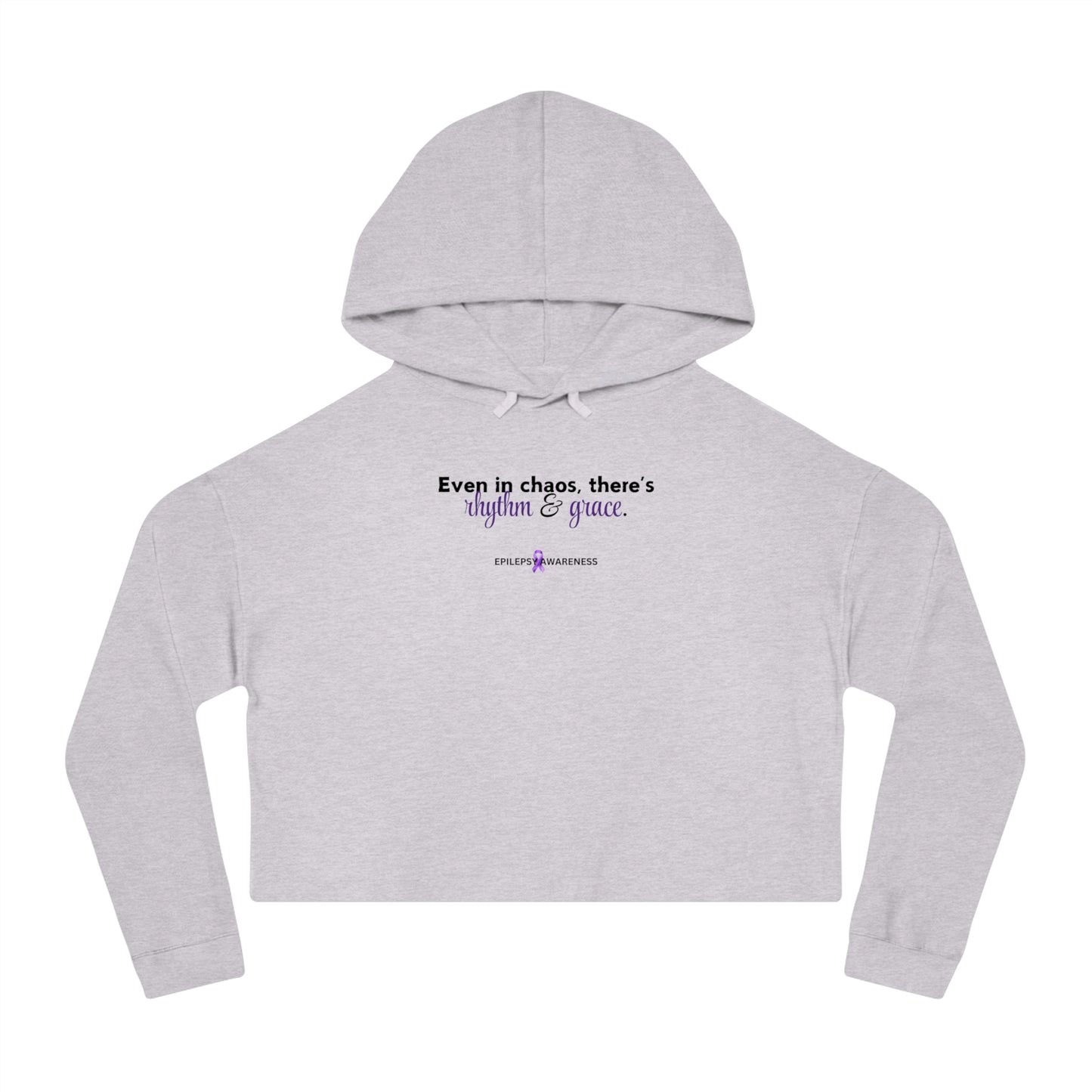 Chaos, Rhythm & Grace Women’s Cropped Hooded Sweatshirt