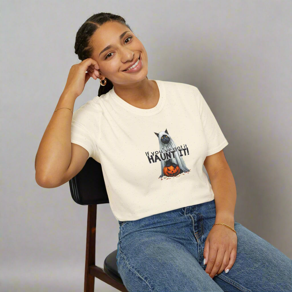 If You've Got It Haunt It Halloween Unisex Softstyle T-Shirt