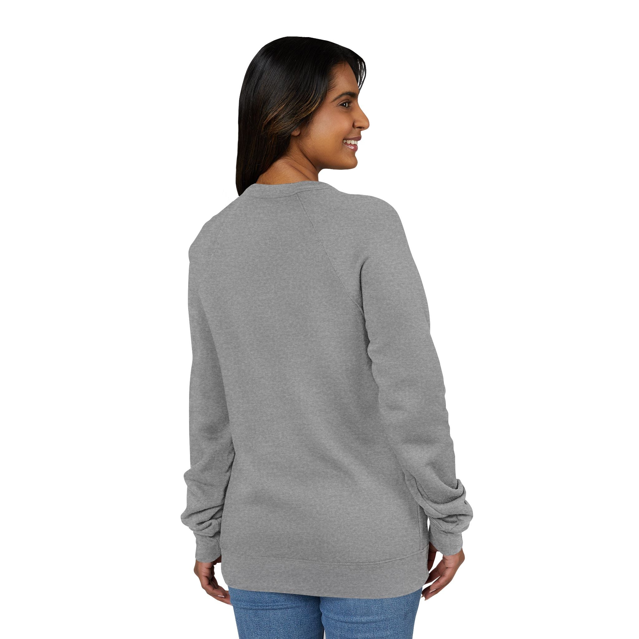 Mildly Possessed Black Cat Raglan Sweatshirt