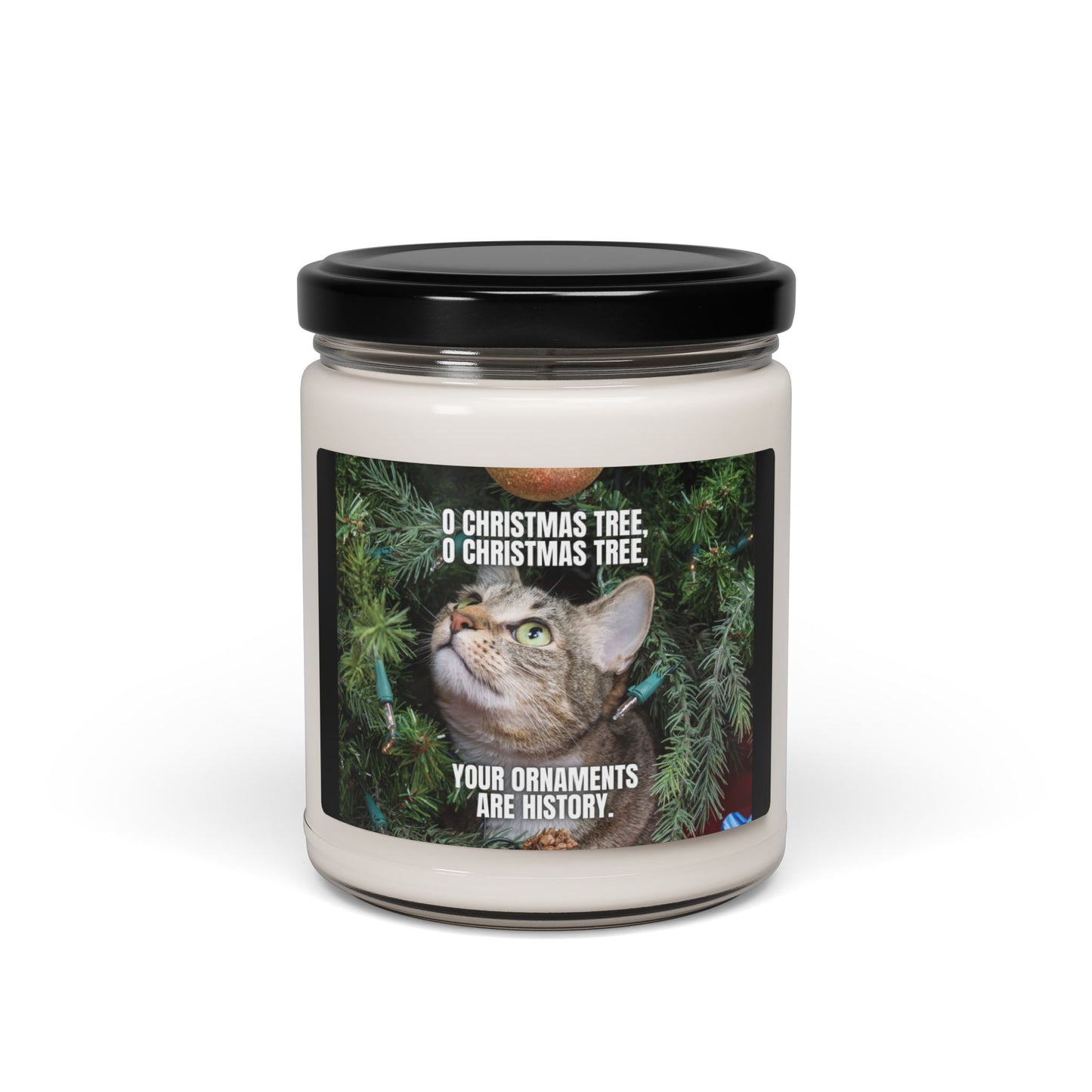 O Christmas Tree Scented Soy Candle, 9oz