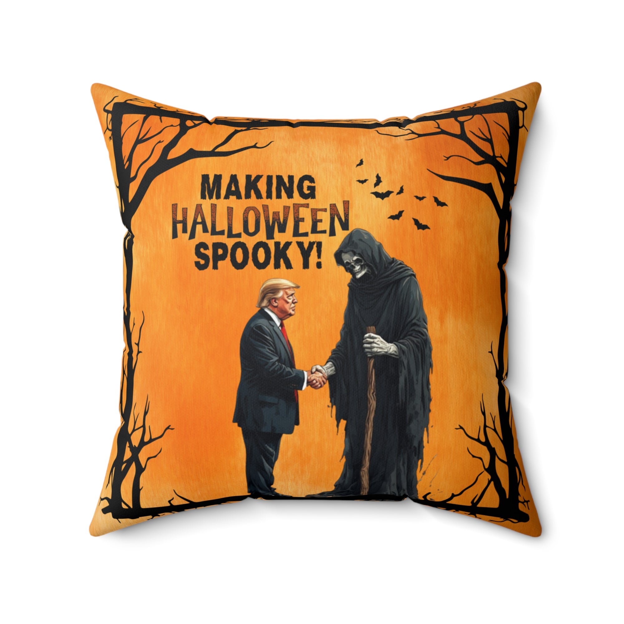 Making Halloween Spooky Decorative Pillow, Home Decor