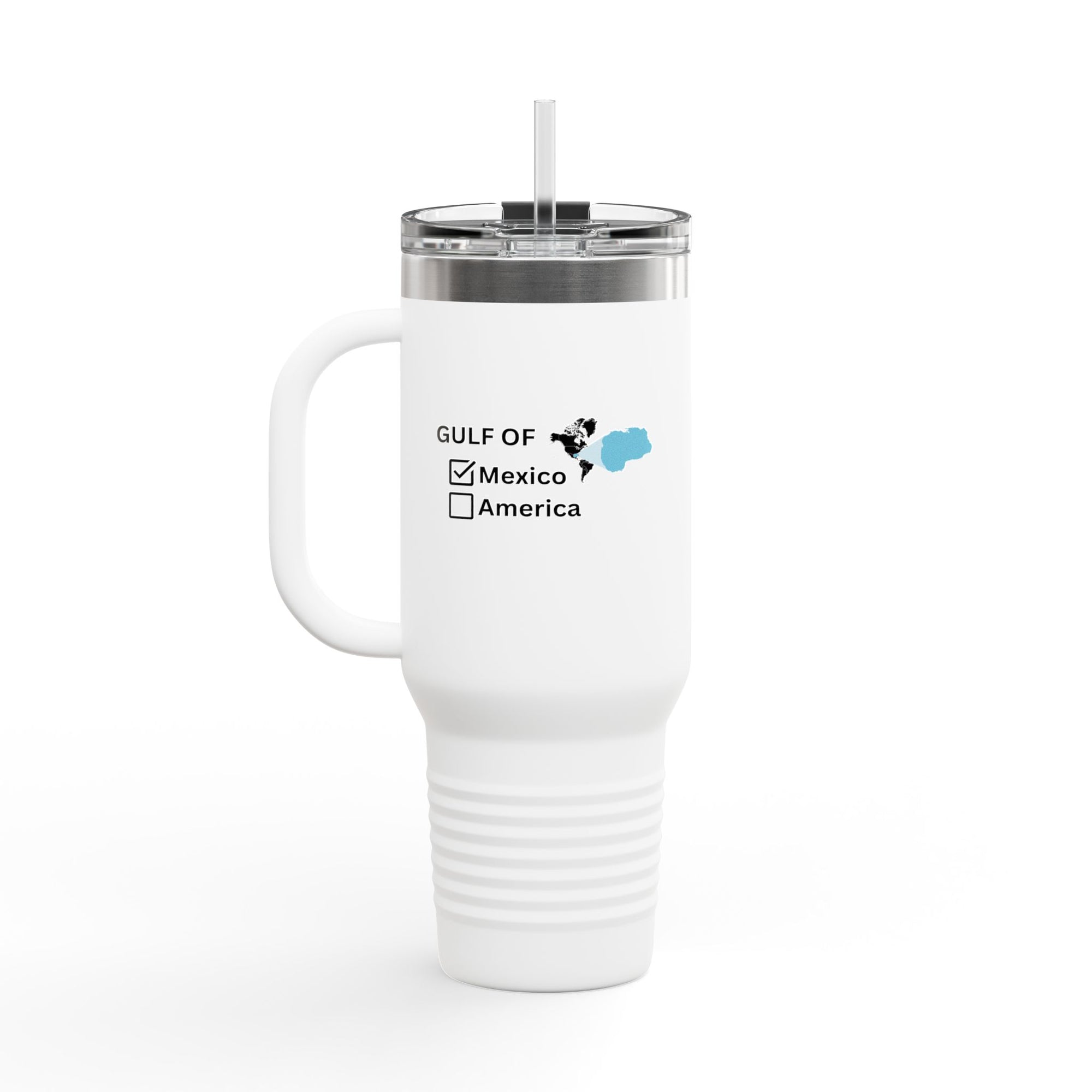 Gulf of Mexico Checkbox Insulated Travel Mug - 40oz