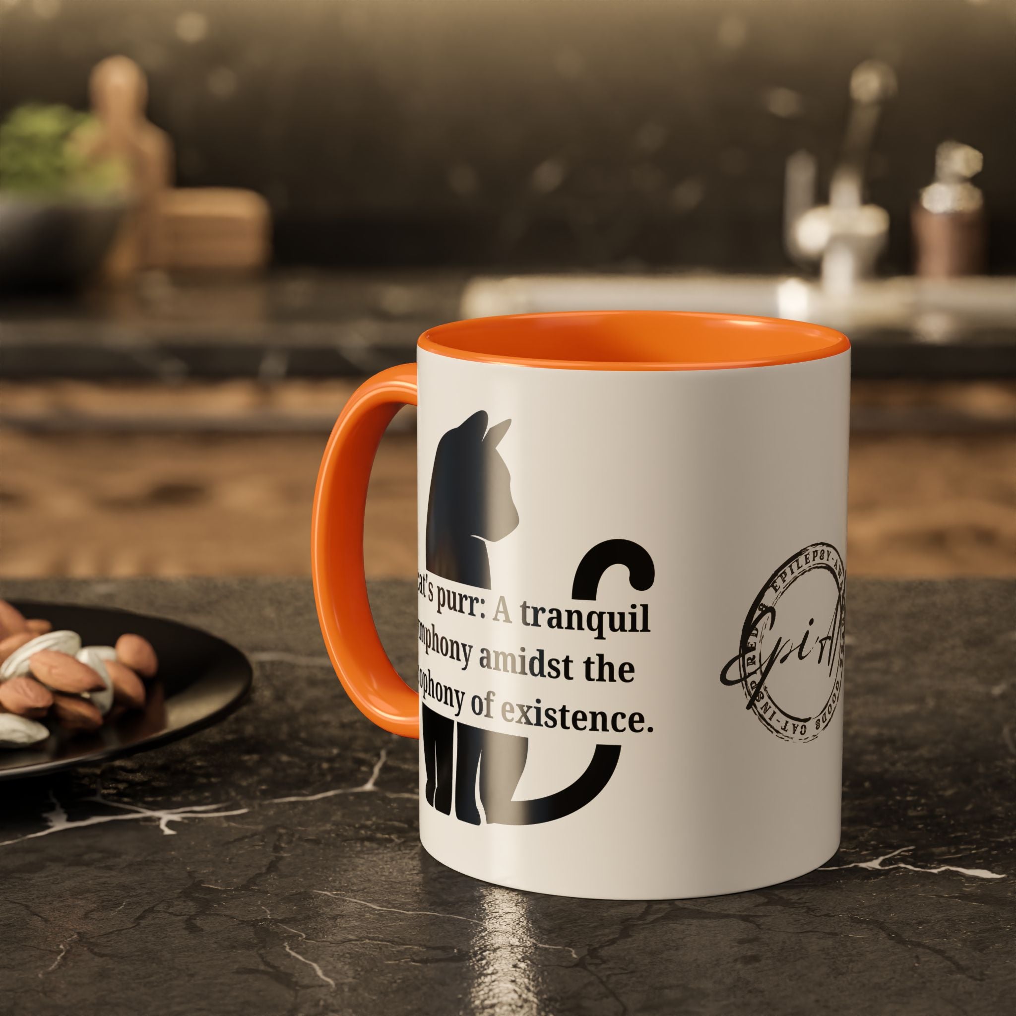 Purr Prose: Cacophony of Life Colorful Mugs (11oz, 15oz) - EpiAl's Shop