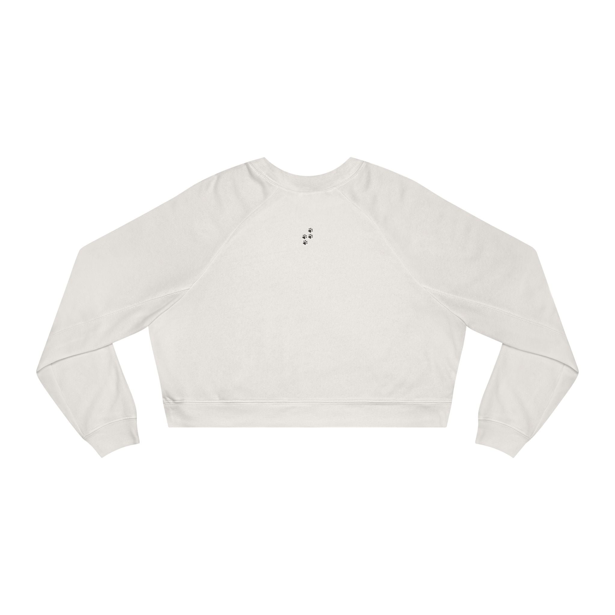 Cute Boots Questionable Decisions Cropped Sweatshirt | Funny Fall Cat Pullover