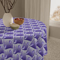Purple Ribbon Butterfly Epilepsy Awareness Tablecloth - EpiAl's Shop