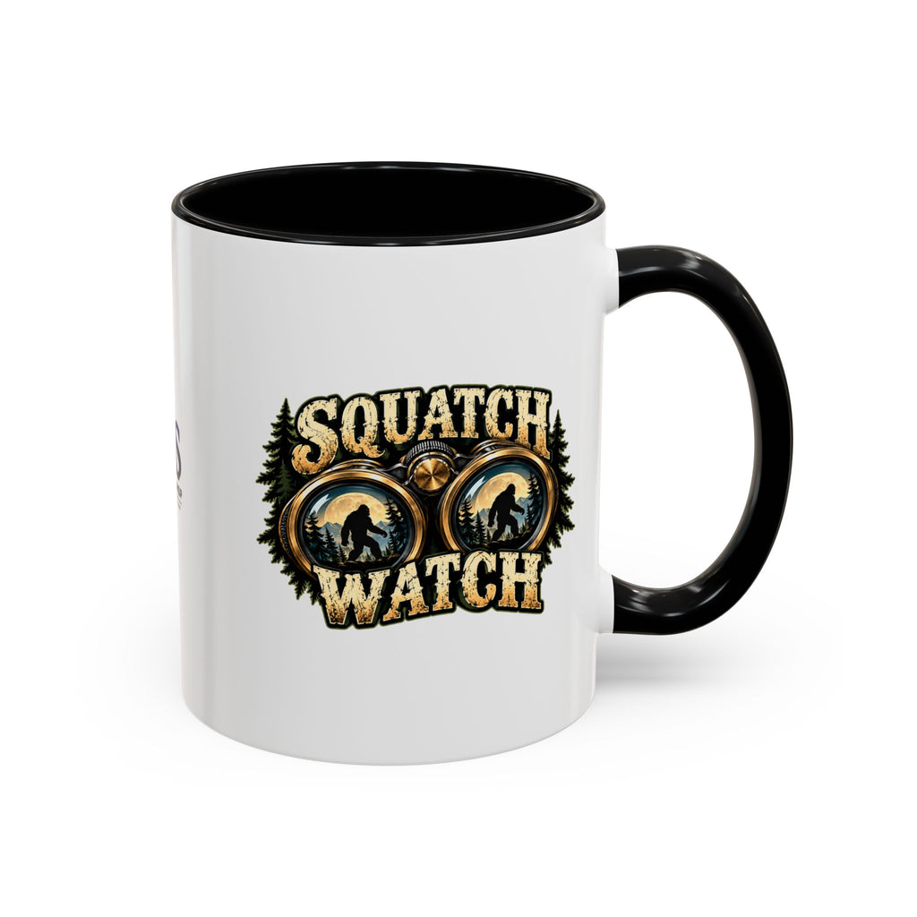 Squatch Watch Bigfoot Mug | Two-Tone Sasquatch Coffee Cup (11oz/15oz)