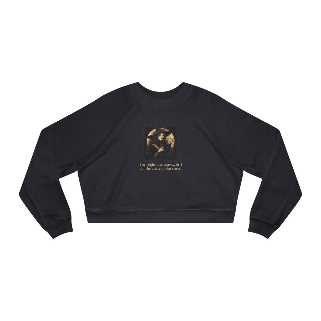 Artist of Darkness Women's Cropped Fleece Pullover