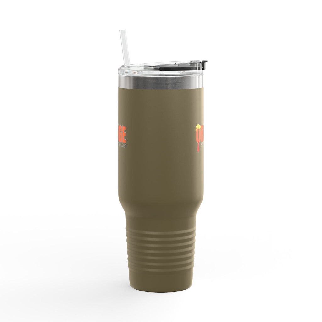 Orange Is Not My Color Insulated Travel Mug – 40oz Personal Drink Companion Printify