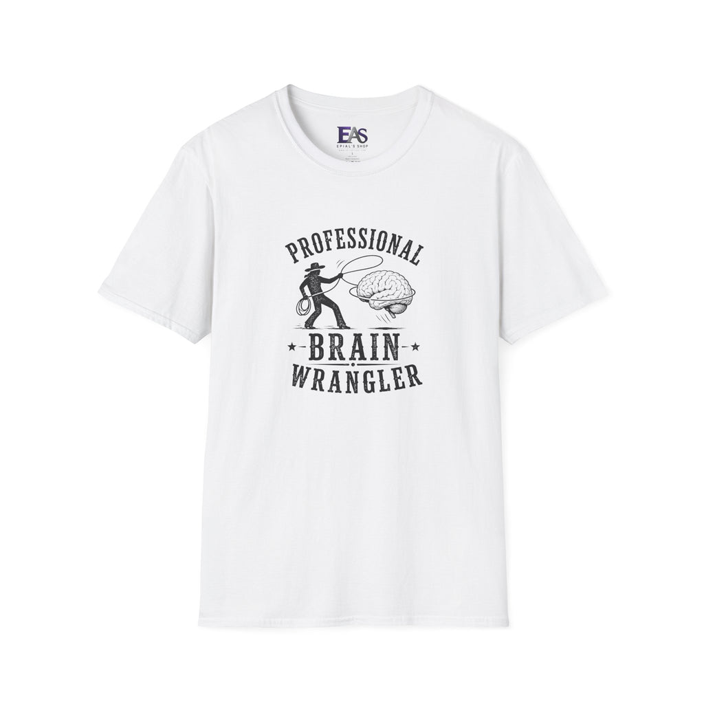 Professional Brain Wrangler Epilepsy Awareness T-Shirt